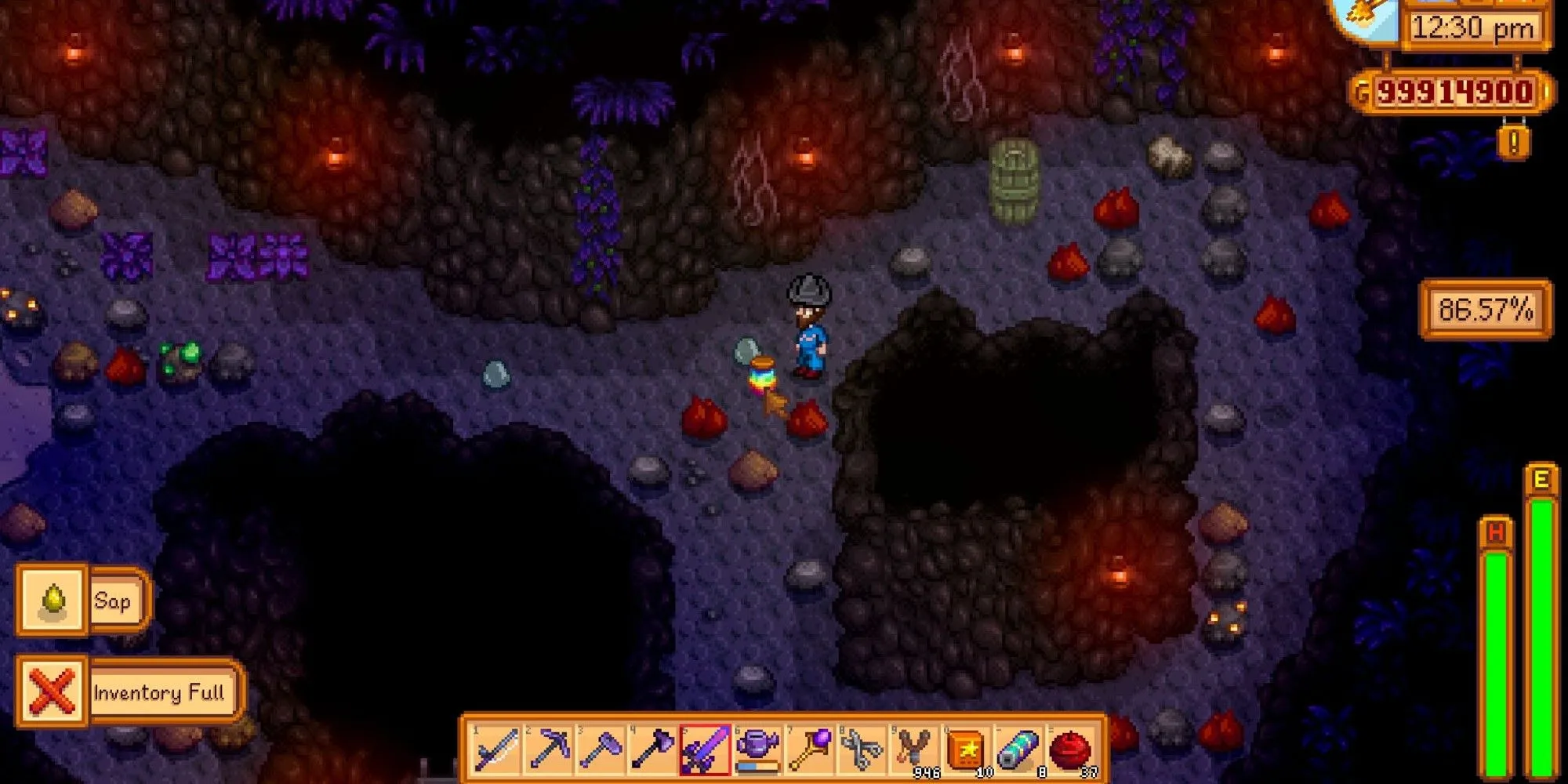 Prismatic Slime in Stardew Valley