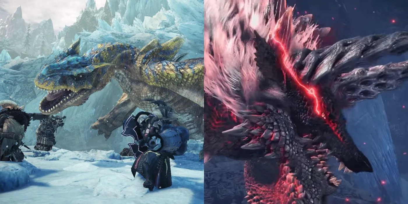 Tigrex and Stygian Zinogre Tigrex and Stygian Zinogre