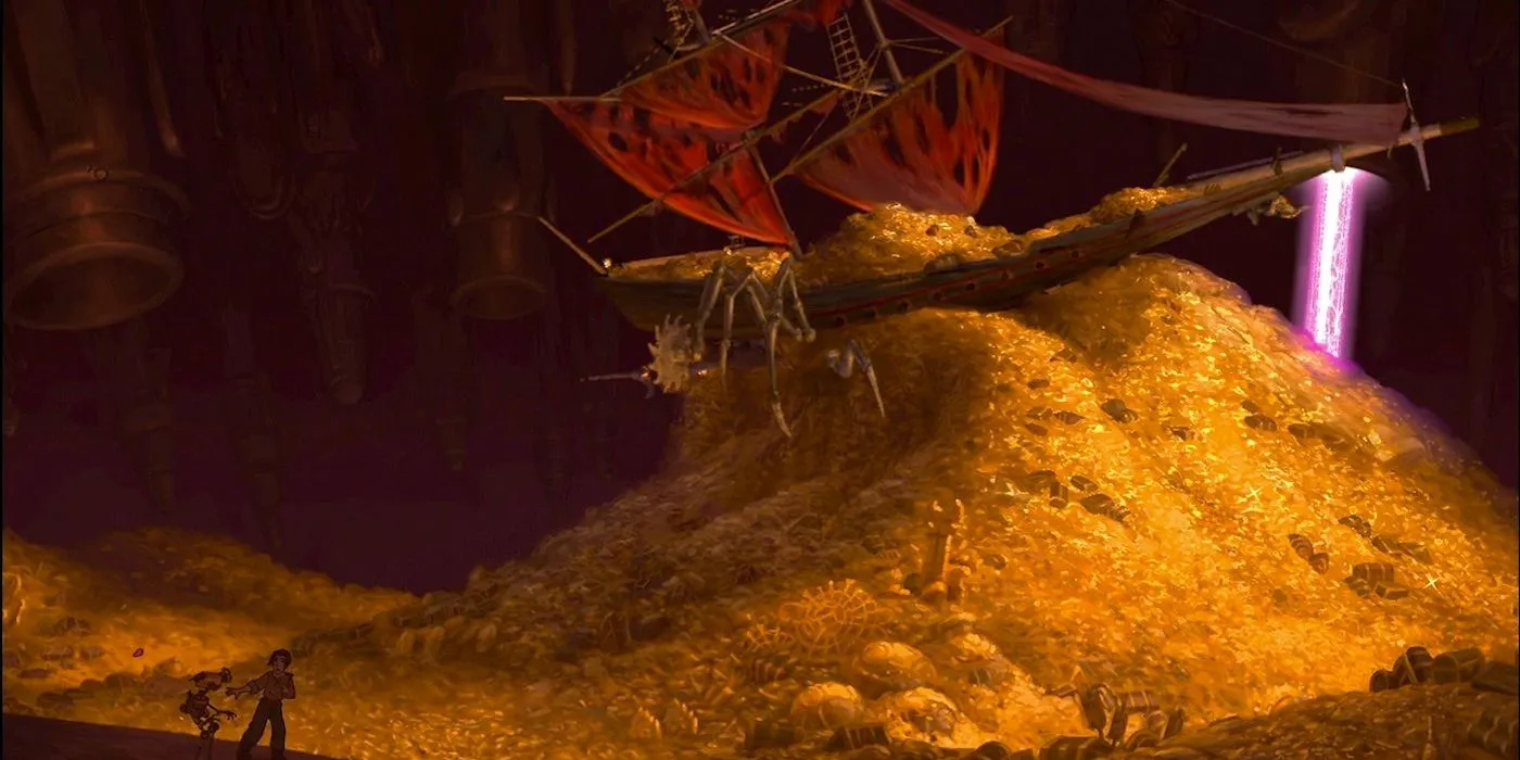 Treasure Hoard in Treasure Planet Treasure Hoard in Treasure Planet