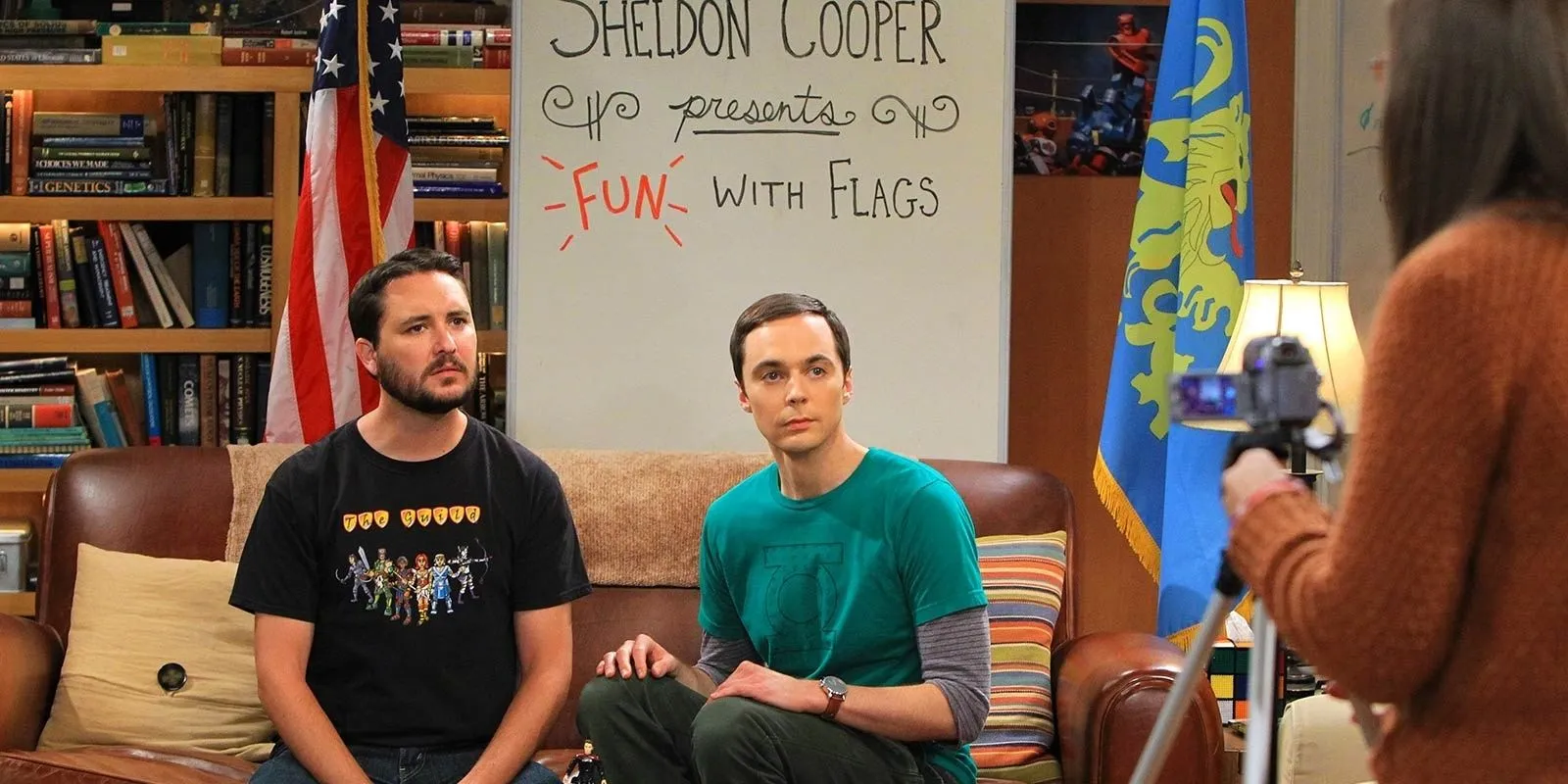 Wil Wheaton and Sheldon