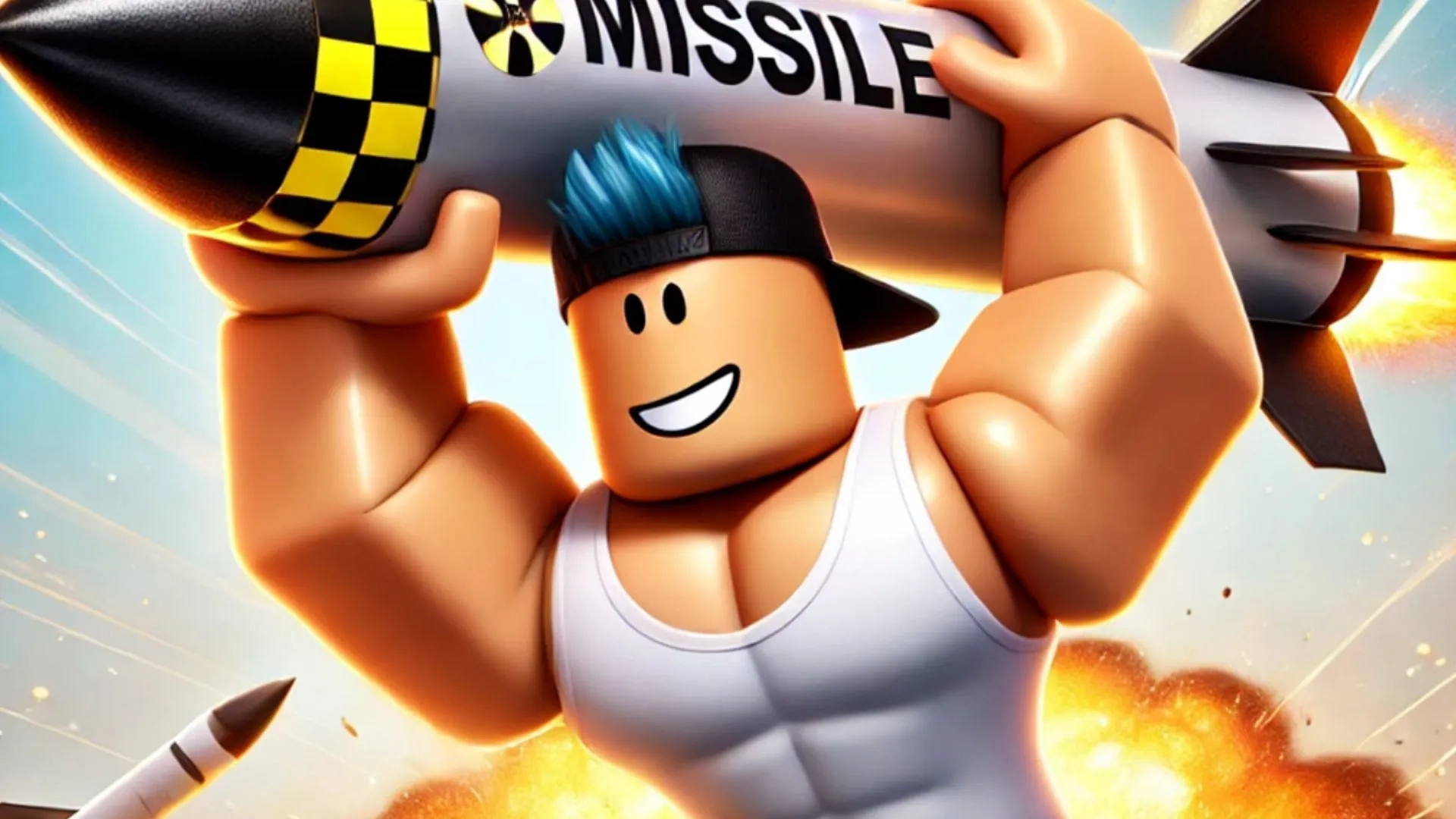 Become a master missile shooter (Image via Roblox)