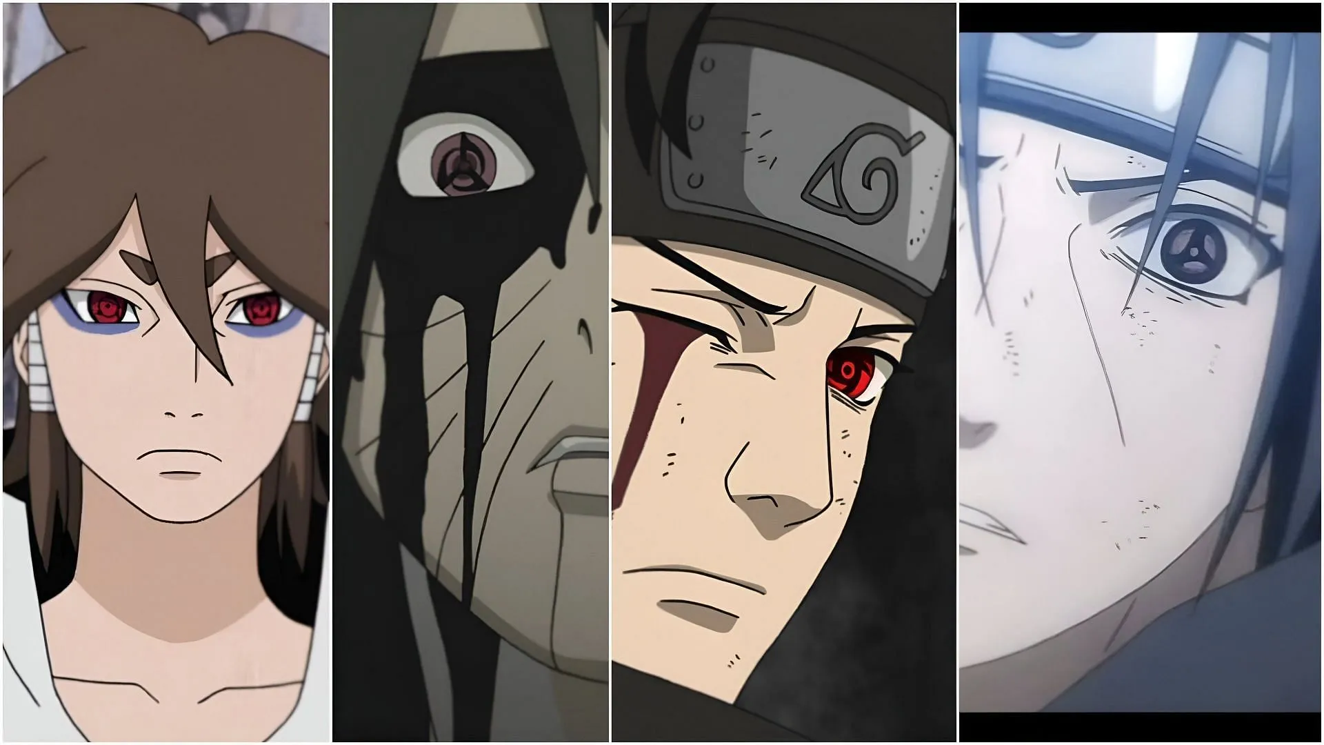 The Mangekyou Sharingan awakening of Sarada's ancestors (Image via Studio Pierrot)