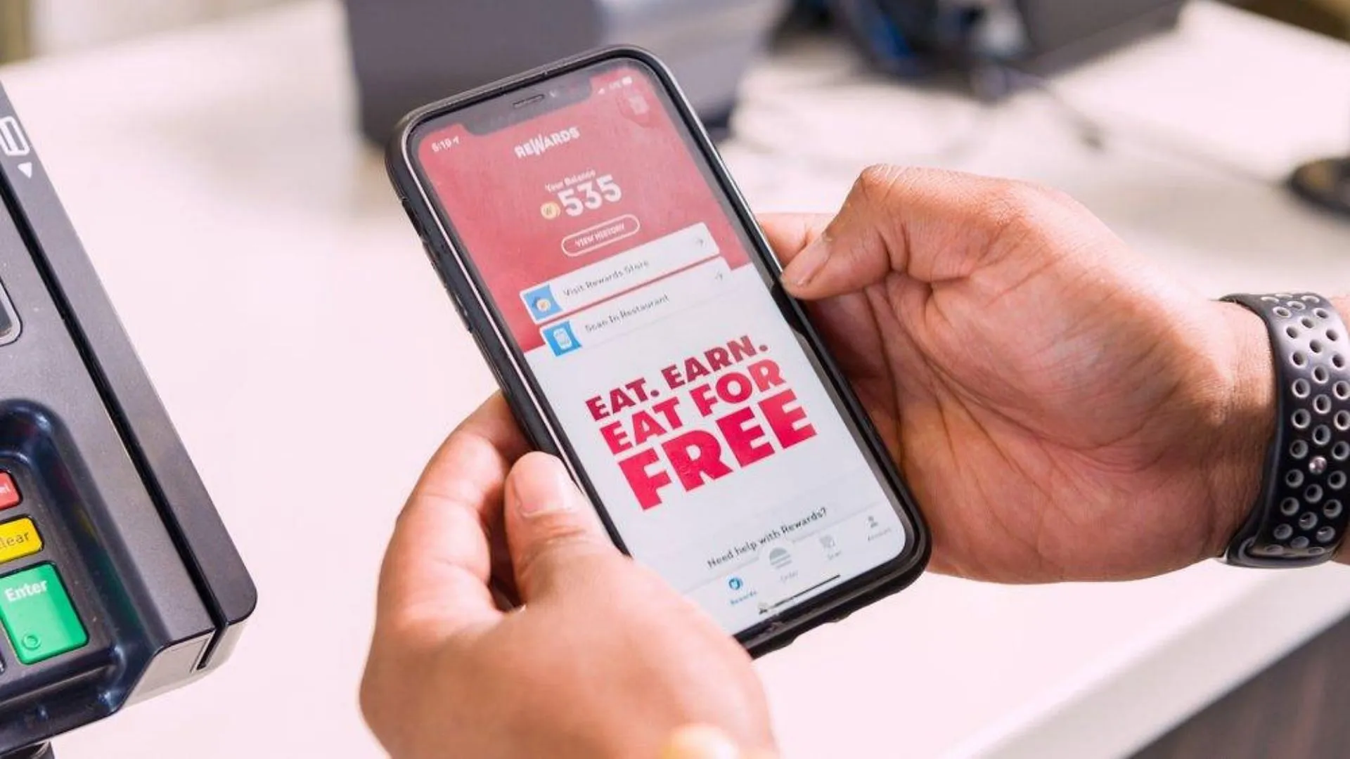 Download the Wendy's app to access the promotions and earn rewards (Image via Wendy's)