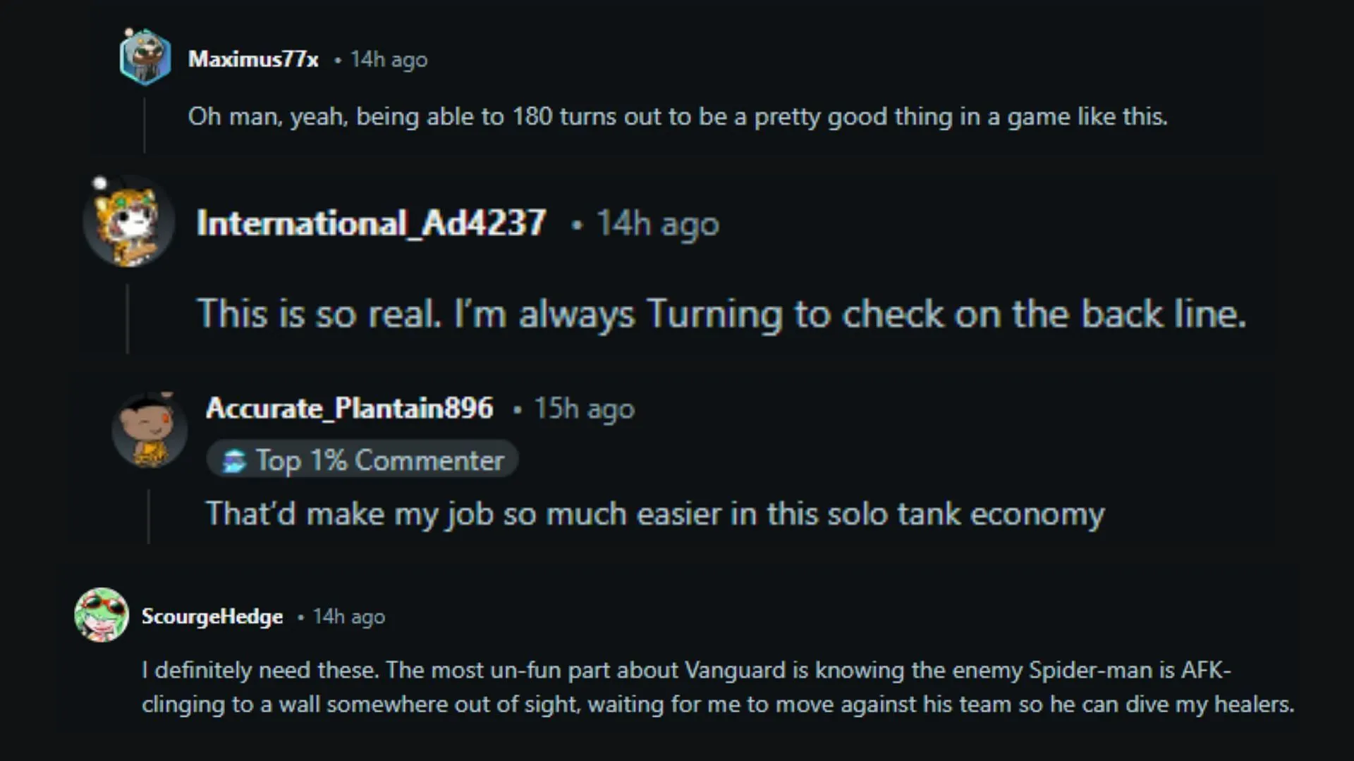 Redditors showing genuine interest in the 'look back' mechanism (Image via Reddit) Redditors showing genuine interest in the 'look back' mechanism (Image via Reddit)