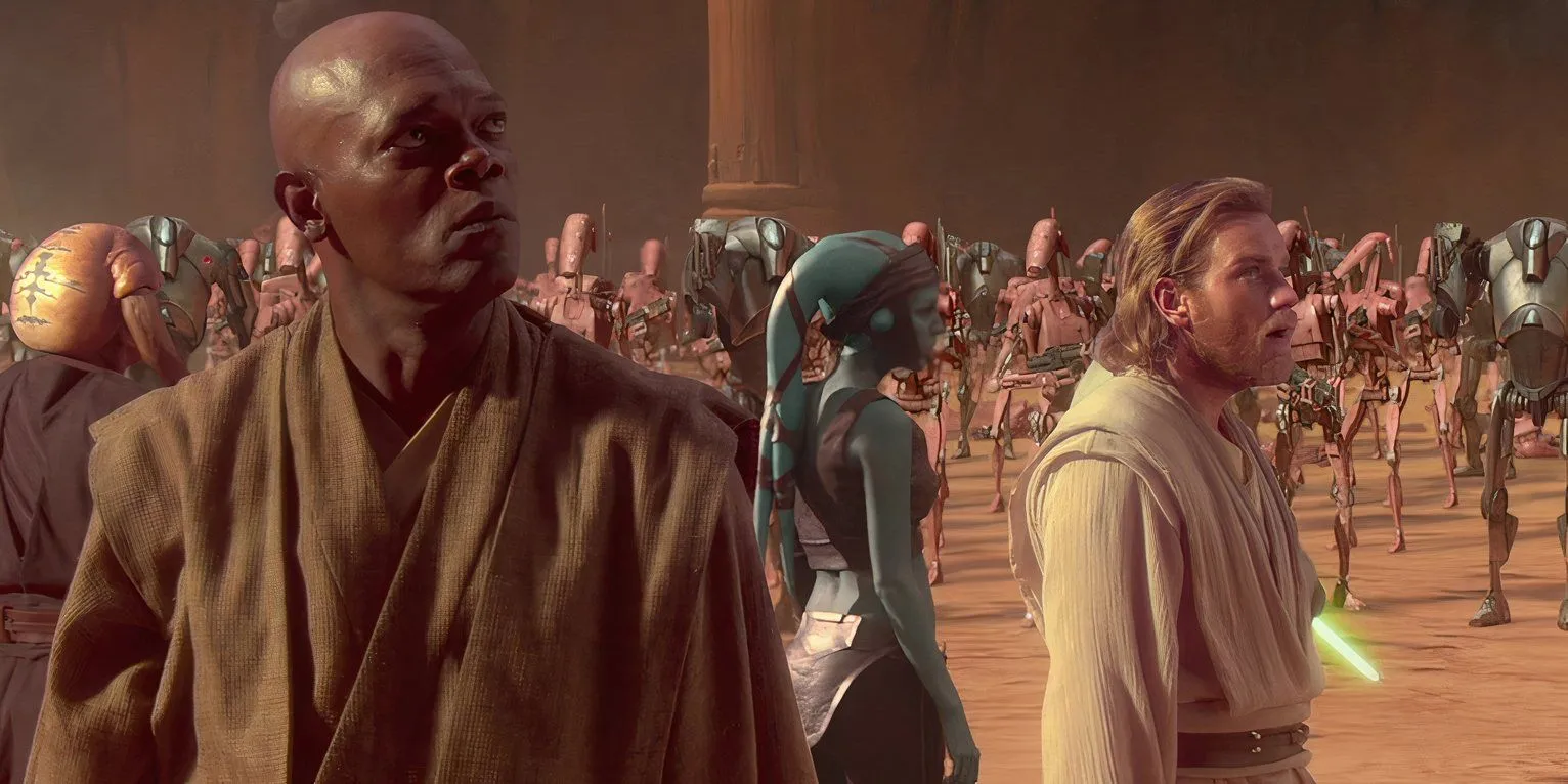 Aayla Secura and Mace Windu