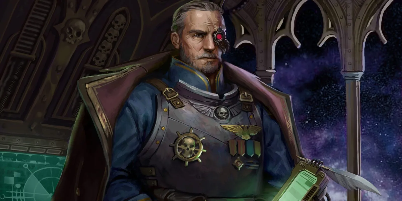 Abelard Werserian character in Warhammer 40k Rogue Trader