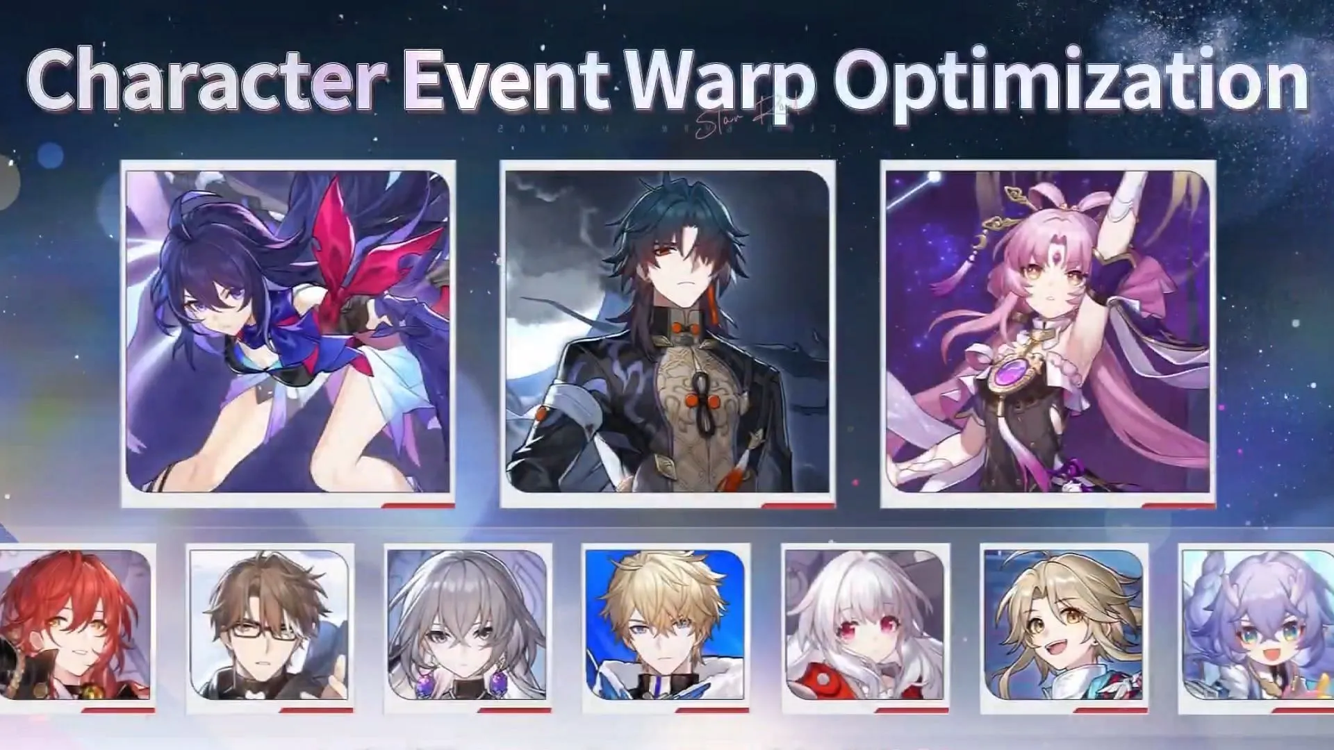 Blade, Seele, and Fu Xuan will be added to the standard pool (Image via HoYoverse) Blade, Seele, and Fu Xuan will be added to the standard pool (Image via HoYoverse)