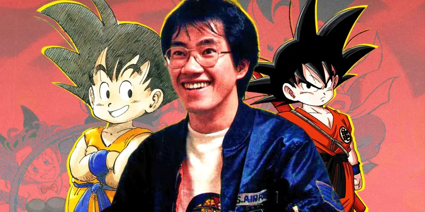 Akira Toriyama with Goku
