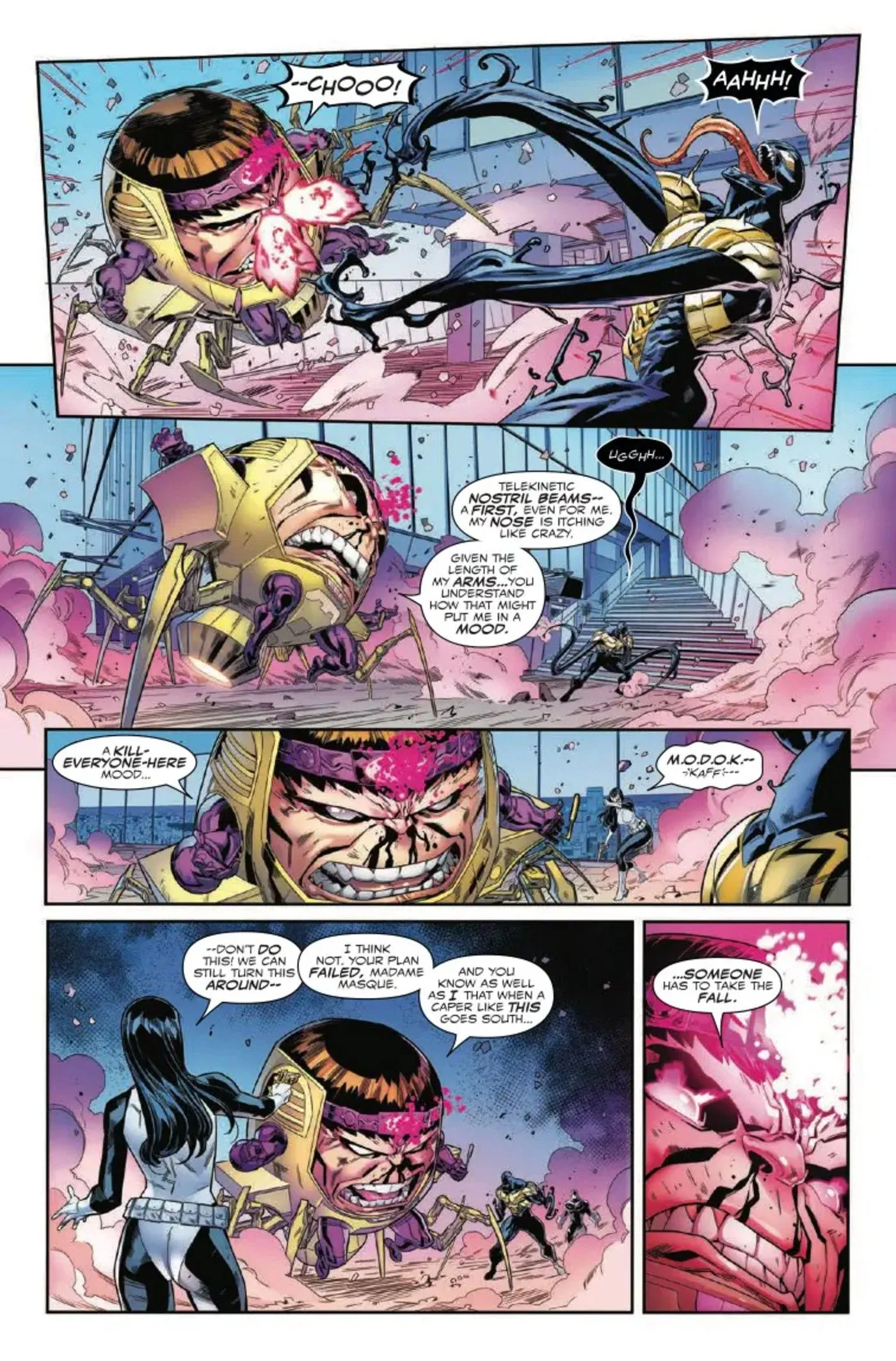 all-new venom and madame masque