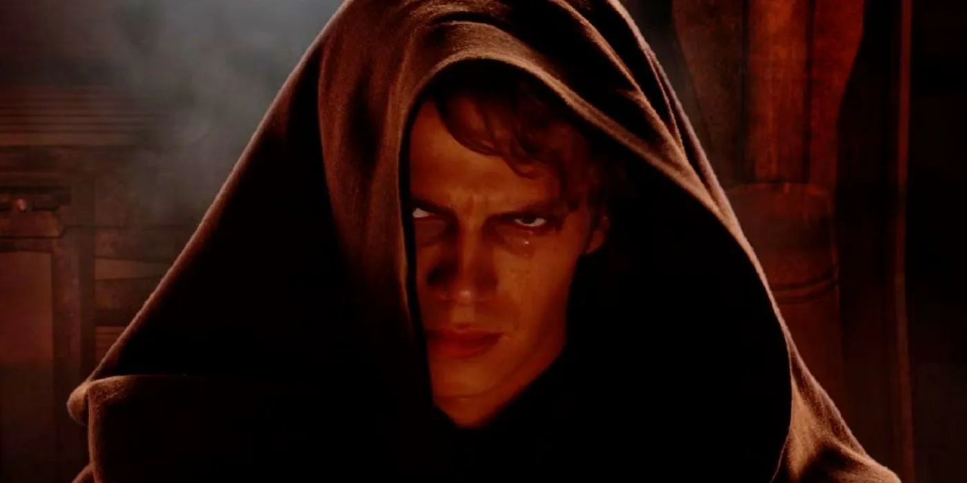 Anakin Skywalker in a moment of conflict Anakin Skywalker in a moment of conflict