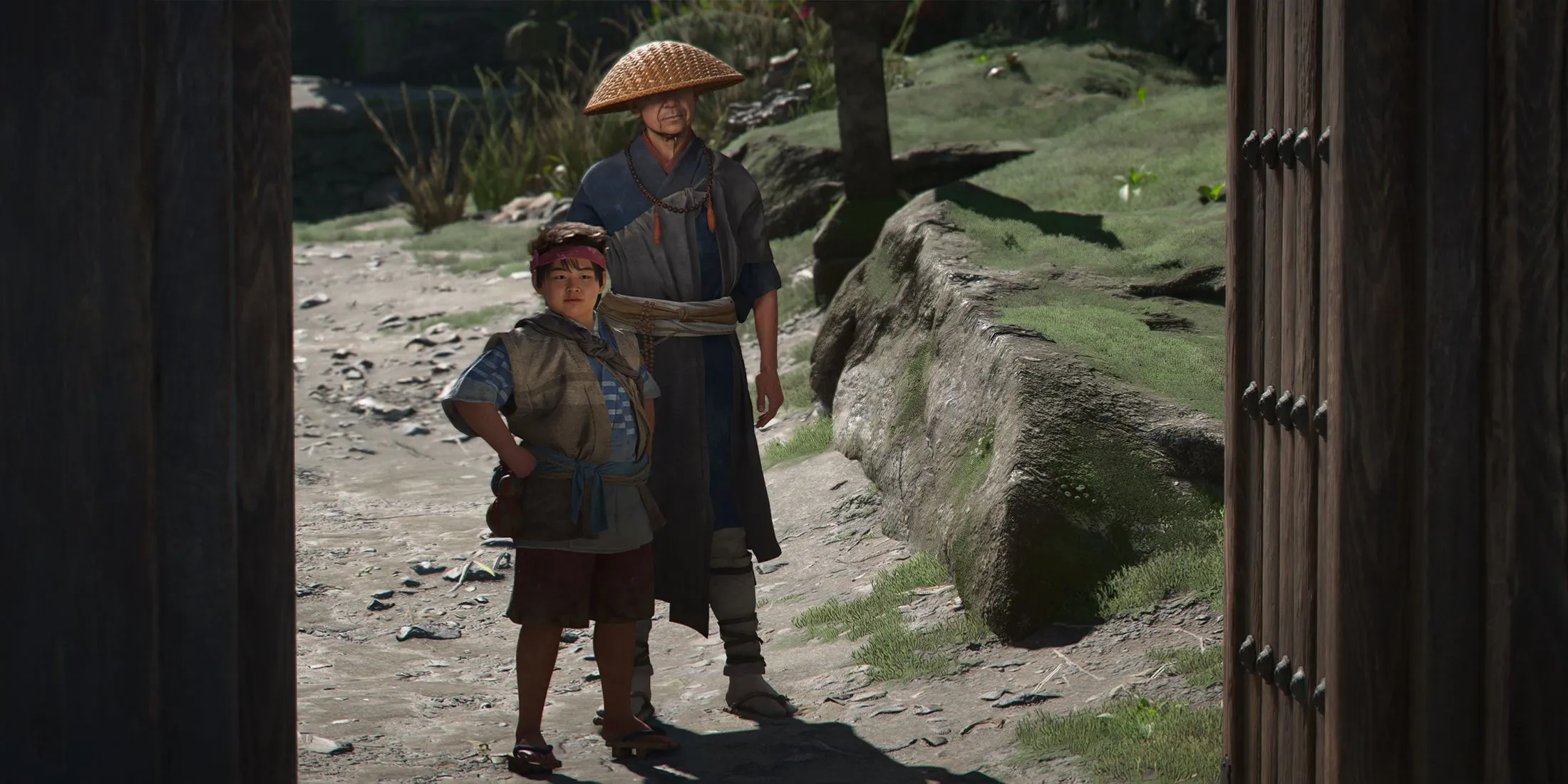 Assassin's Creed Shadows - Junjiro Standing at Door Assassin's Creed Shadows - Junjiro Standing at Door