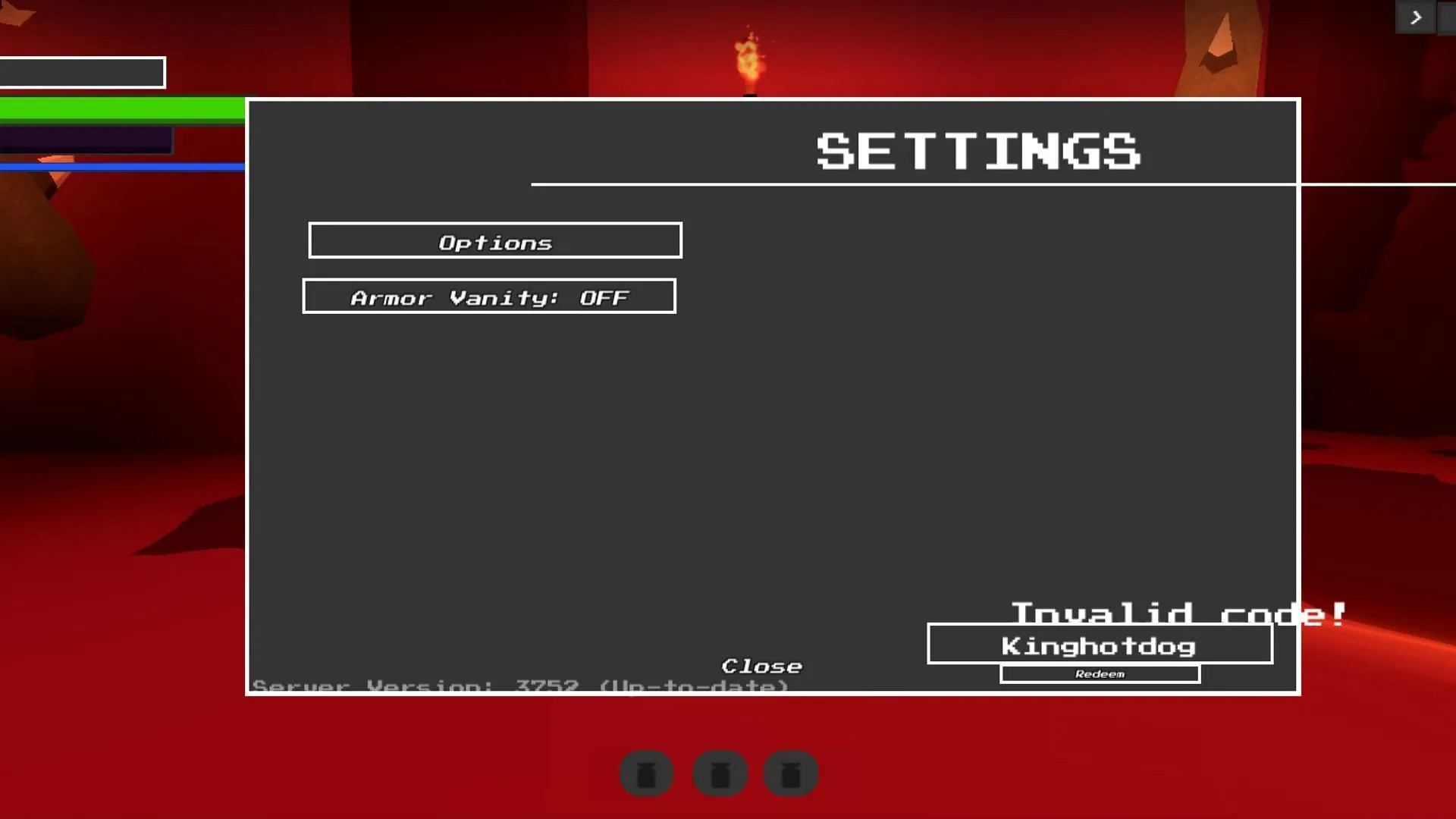 Pay attention to the case sensitivity of the codes (Image via Roblox)