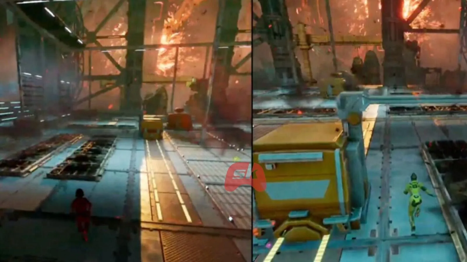 Verwenden Sie die Glasbarrieren, um sich vor den Sonnenstrahlen zu schützen (Bild über Sportskeeda Gaming || EA). Verwenden Sie die Glasbarrieren, um sich vor den Sonnenstrahlen zu schützen (Bild über Sportskeeda Gaming || EA).