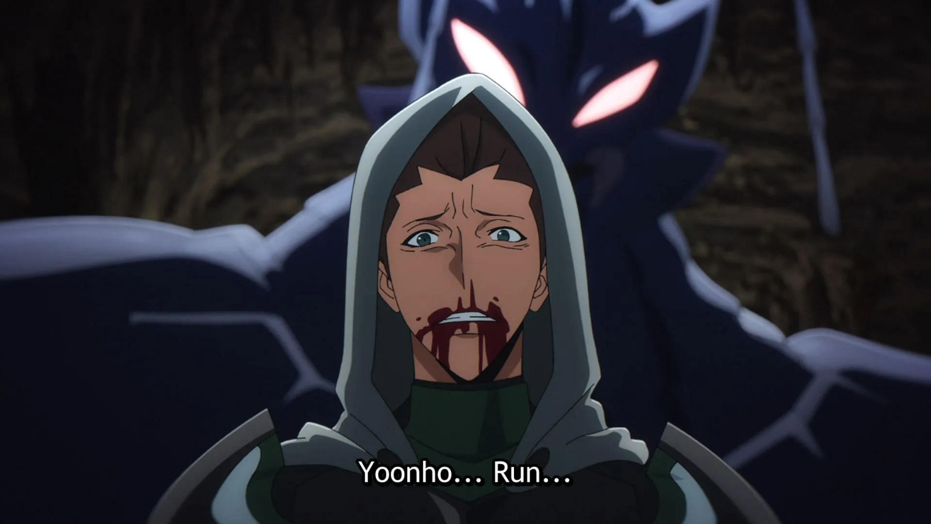 Byung-gu's death at the Ant King's hands (Image via A-1 Pictures) Byung-gu's death at the Ant King's hands (Image via A-1 Pictures)
