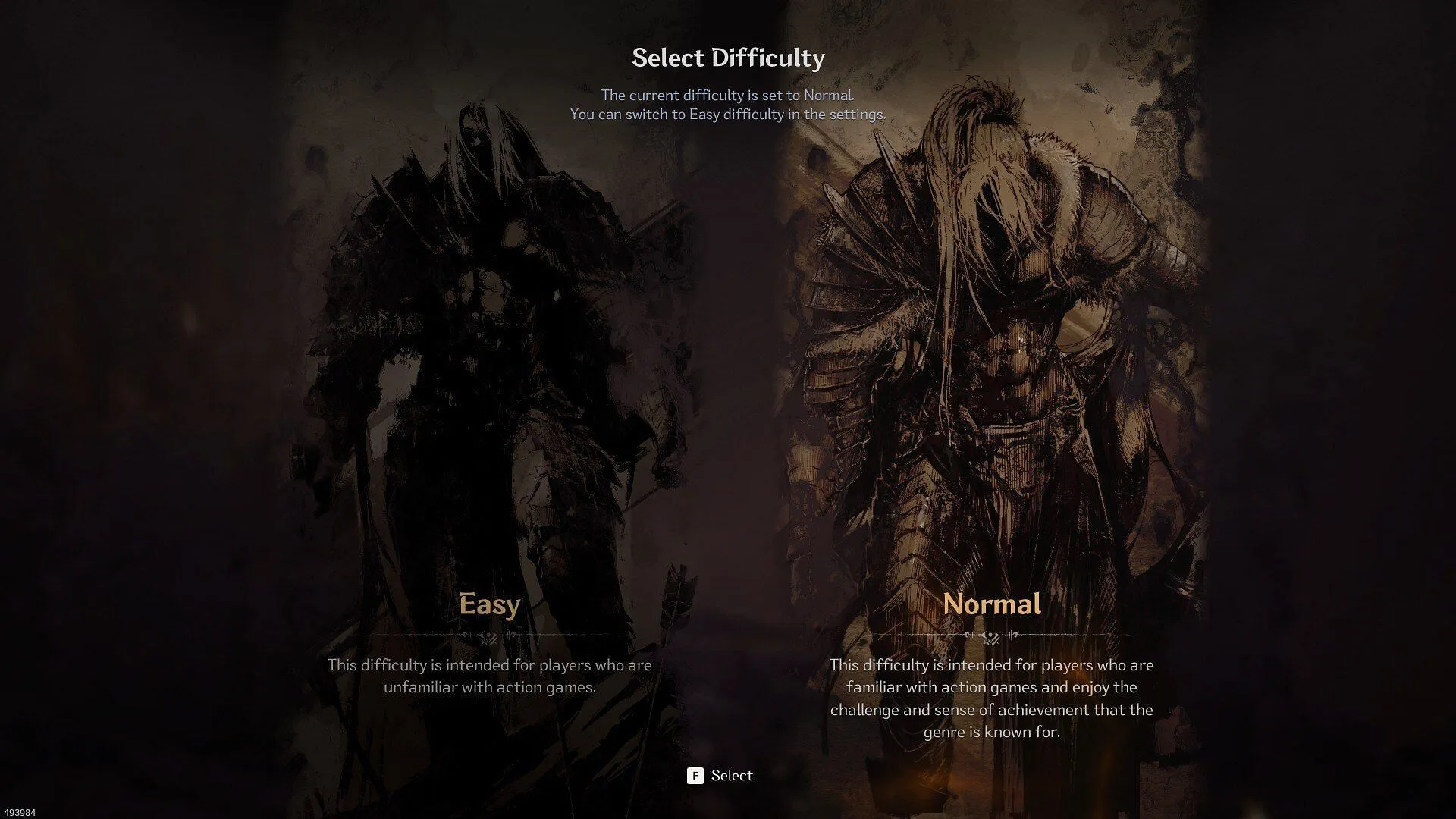 The option to change difficulty in The First Berserker Khazan (Image via Nexon) The option to change difficulty in The First Berserker Khazan (Image via Nexon)