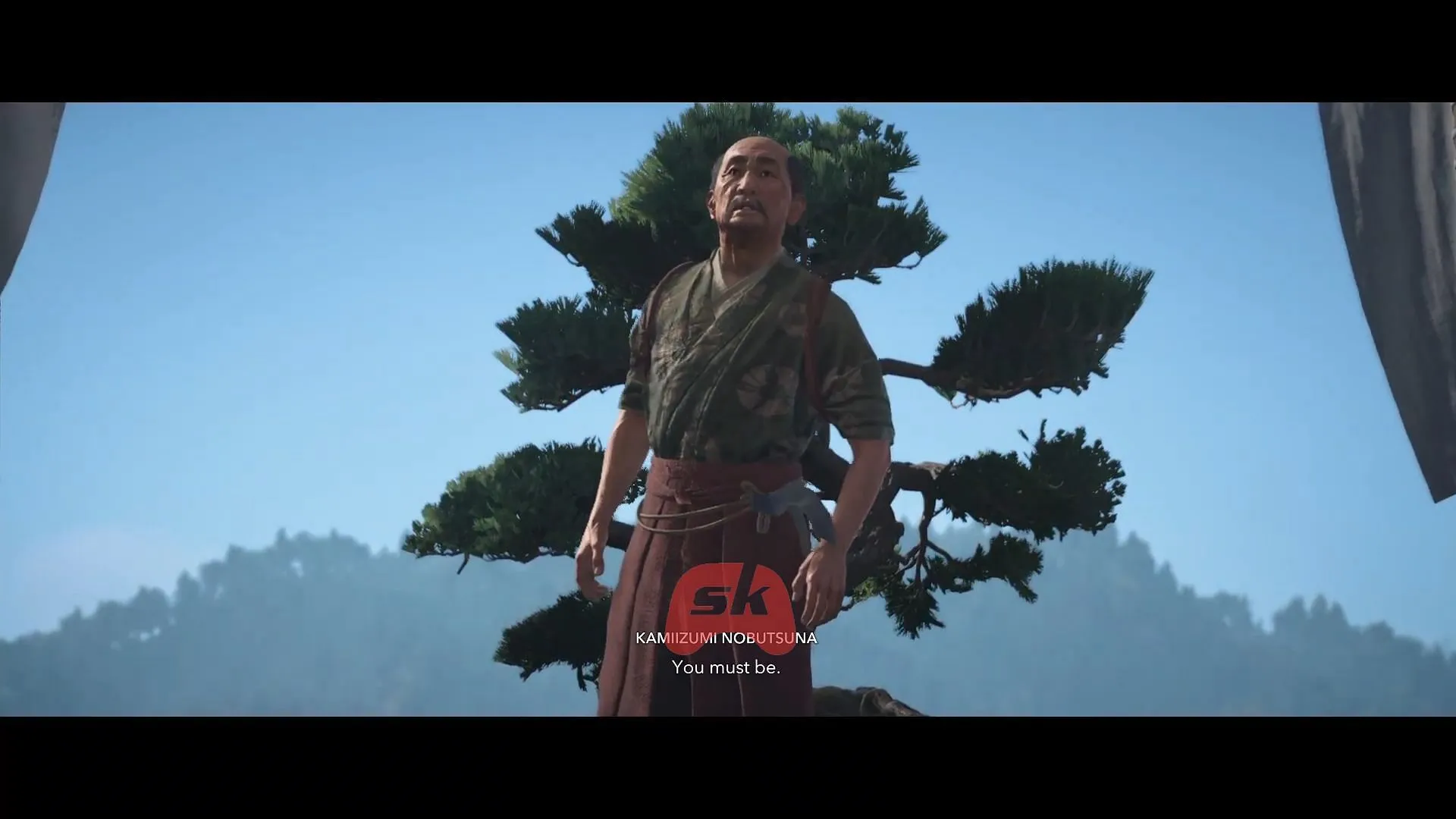 Nobutsuna Sensei in AC Shadows (Image via Sportskeeda Gaming || Ubisoft) Nobutsuna Sensei in AC Shadows (Image via Sportskeeda Gaming || Ubisoft)