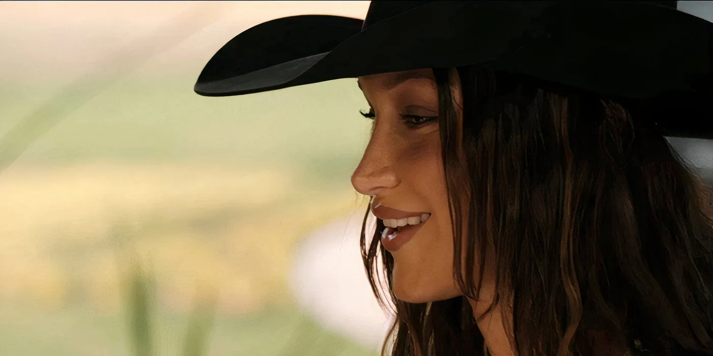 Bella Hadid in Yellowstone