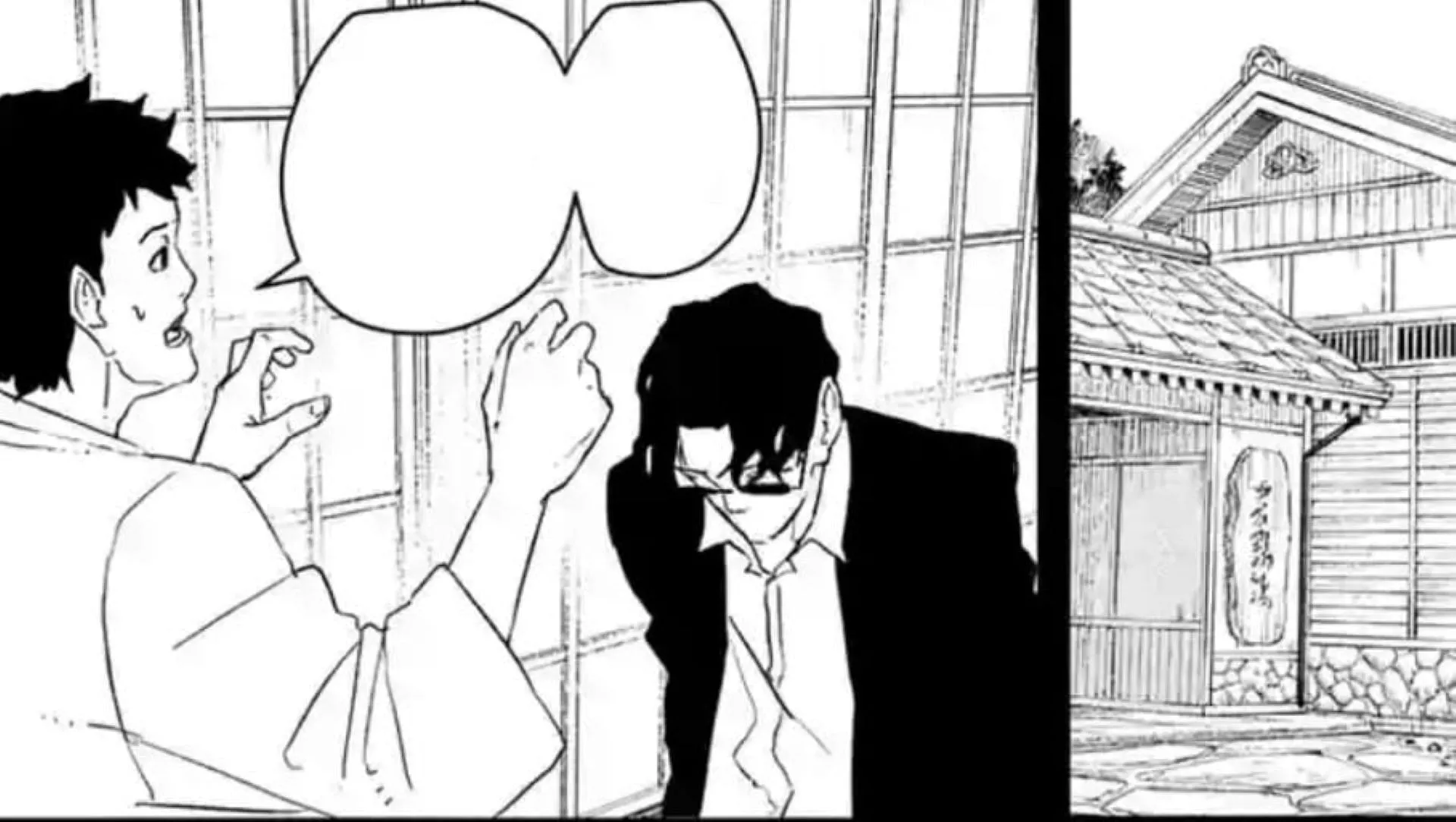 Samura apologizes to the child's parents (Image via Shueisha) Samura apologizes to the child's parents (Image via Shueisha)