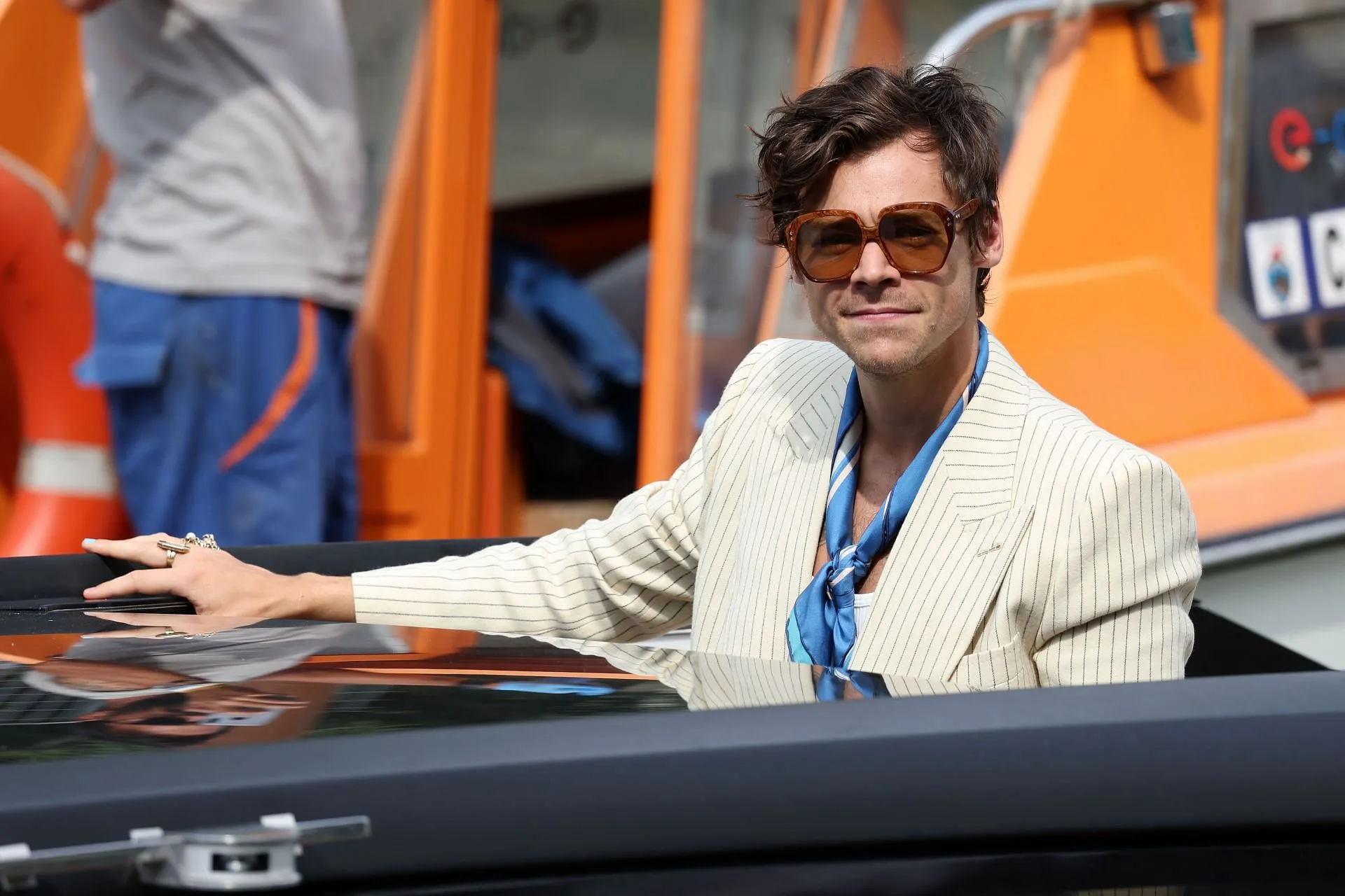 Harry Styles at the 79th Venice International Film Festival (Image via Getty)