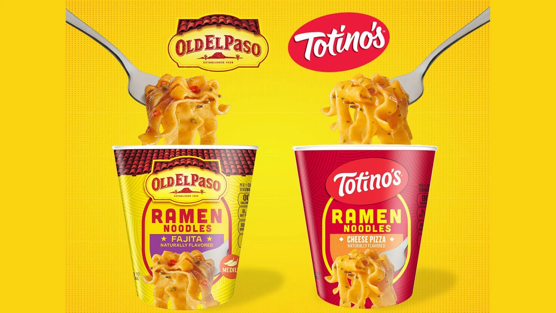 Totino’s Pizza Rolls-inspired ramen & Old El Paso’s Tex-Mex twist tap into the TikTok trends (Image via General Mills)
