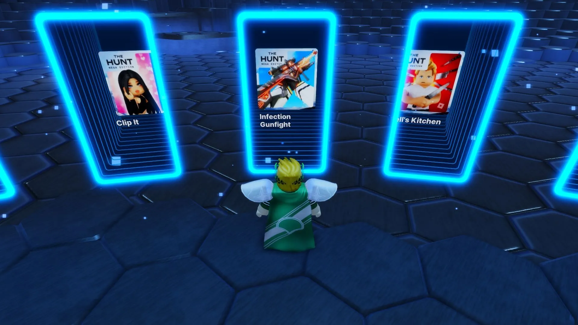 Hop into the portal to reach the game (Image via Roblox) Hop into the portal to reach the game (Image via Roblox)