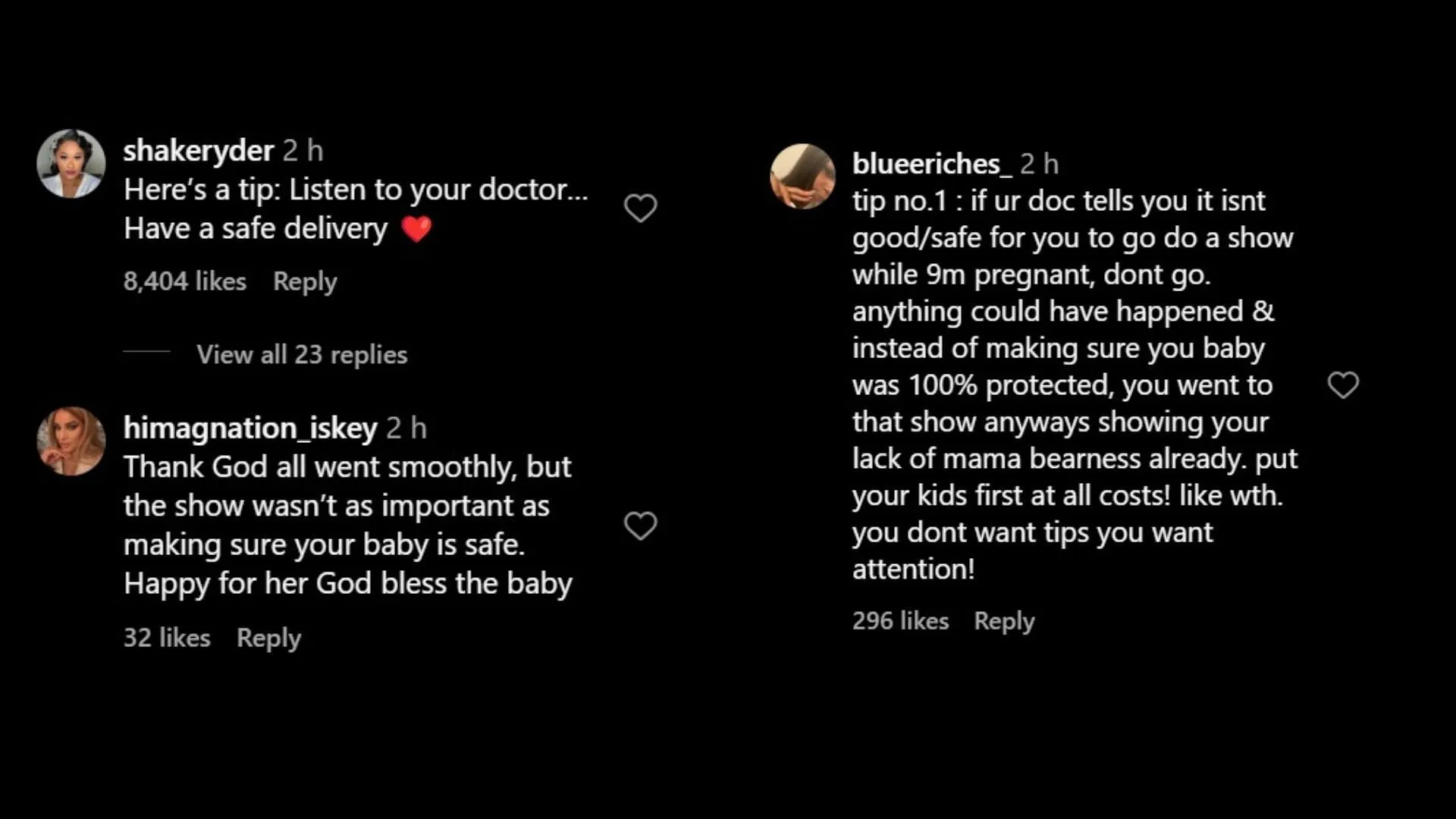 Netizens reacting to Flo Milli's performance during pregnancy. Netizens reacting to Flo Milli's performance during pregnancy.
