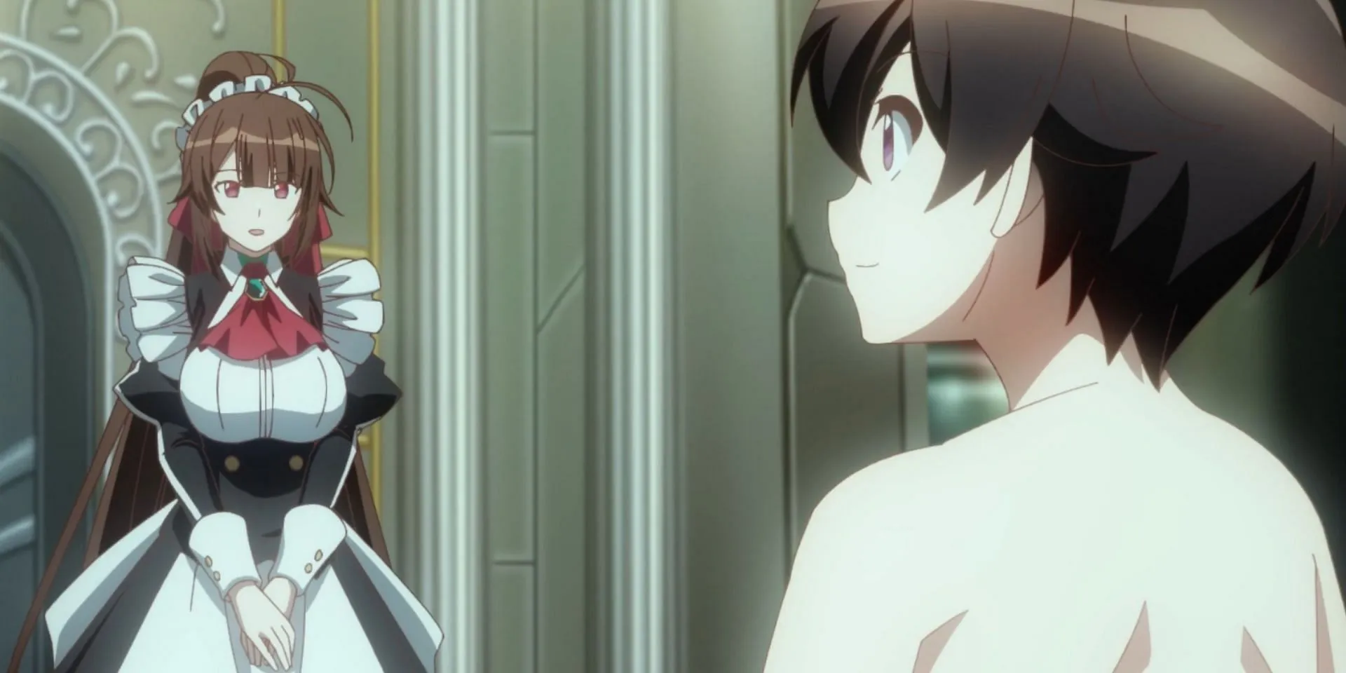 Liam and Amagi in I'm the Evil Lord of an Intergalactic Empire episode 3 Liam and Amagi in I'm the Evil Lord of an Intergalactic Empire episode 3