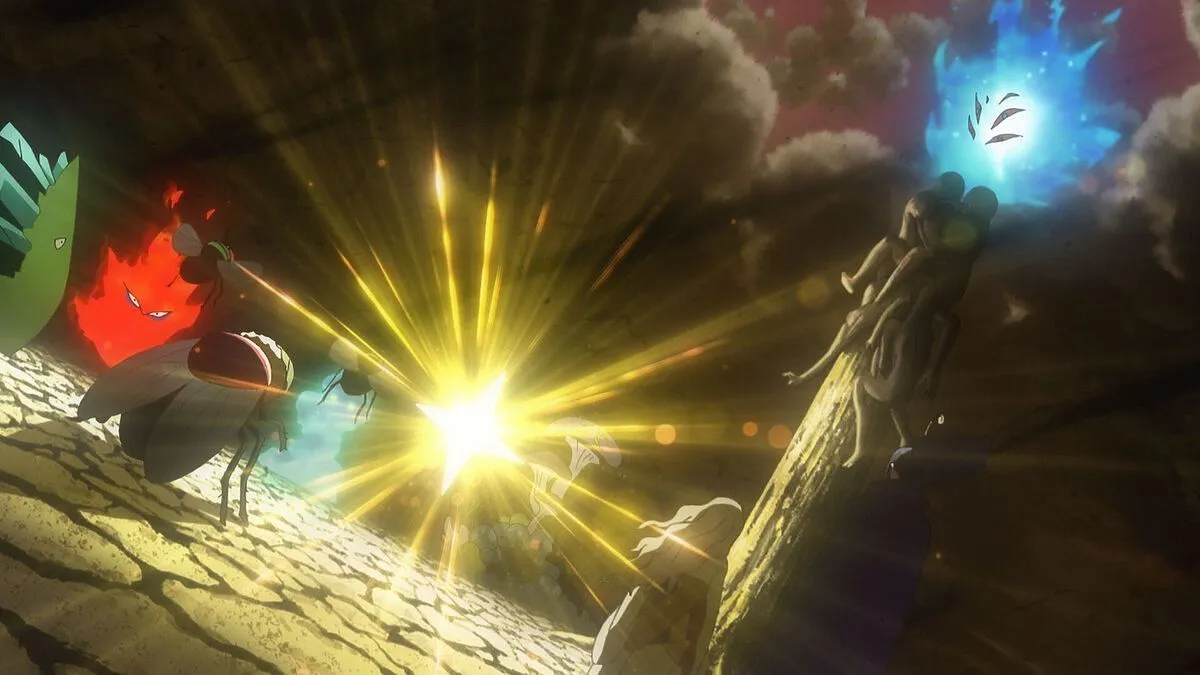 The Demon Kings reuniting in Gehenna in front of Satan (Image via Studio VOLN) The Demon Kings reuniting in Gehenna in front of Satan (Image via Studio VOLN)