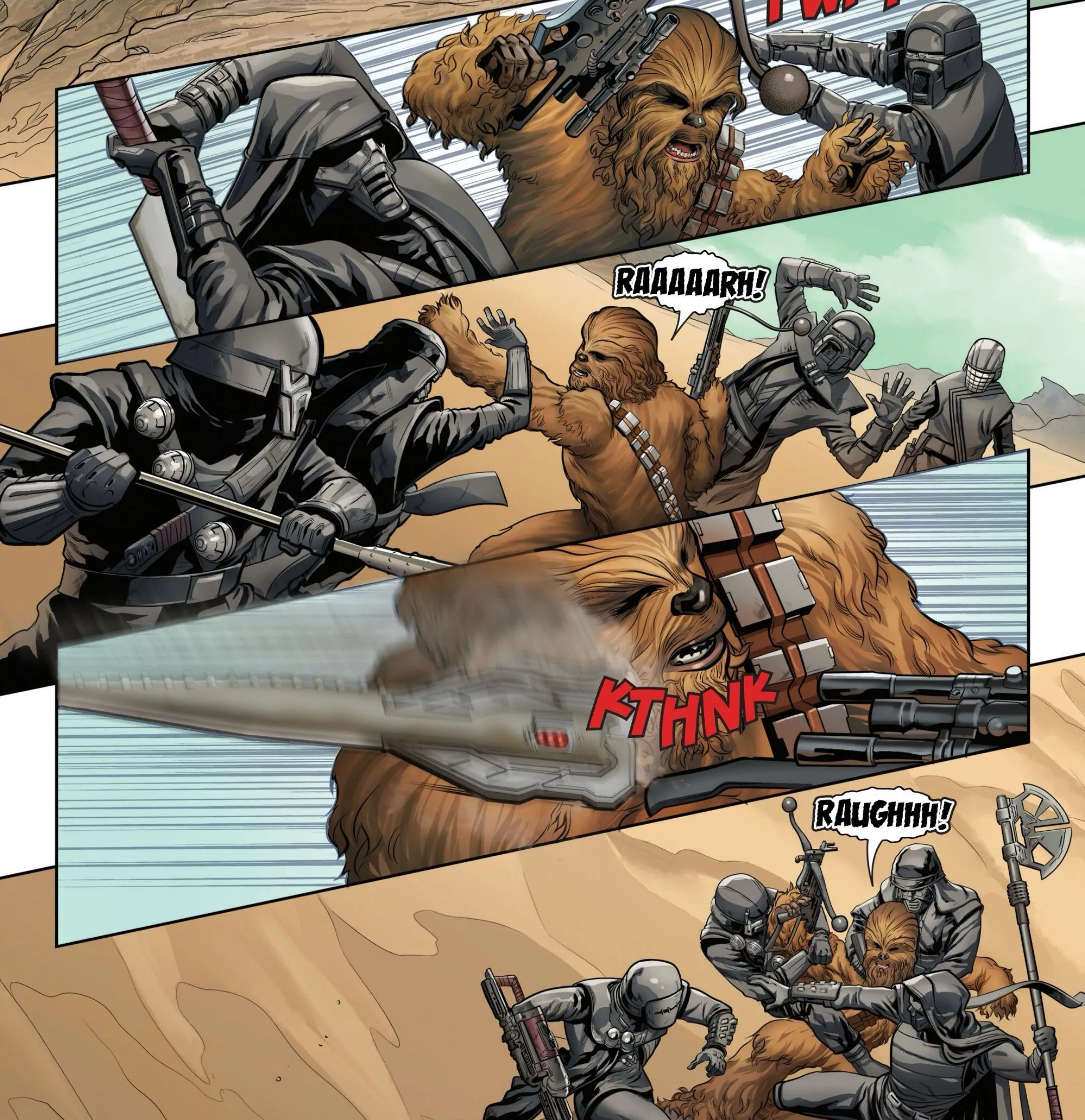 Chewbacca vs. Knights of Ren