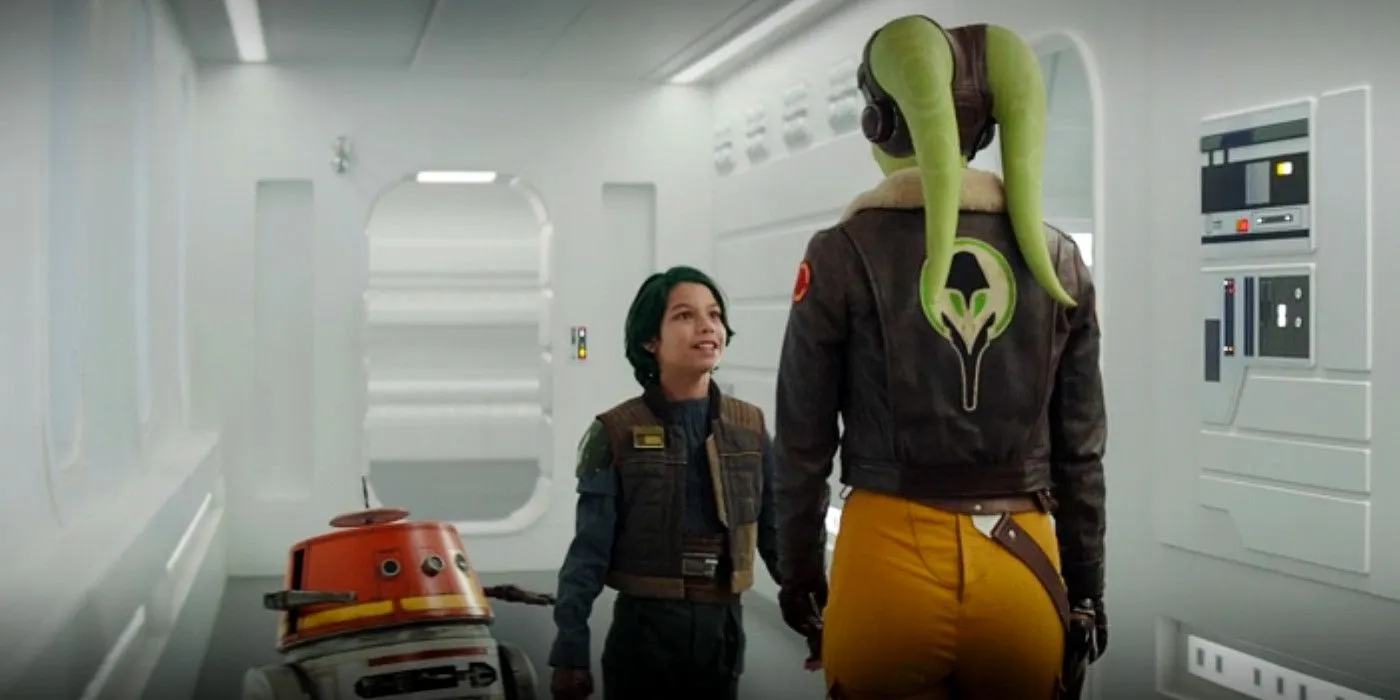 Chopper with Jacen and Hera in Ahsoka Chopper with Jacen and Hera in Ahsoka