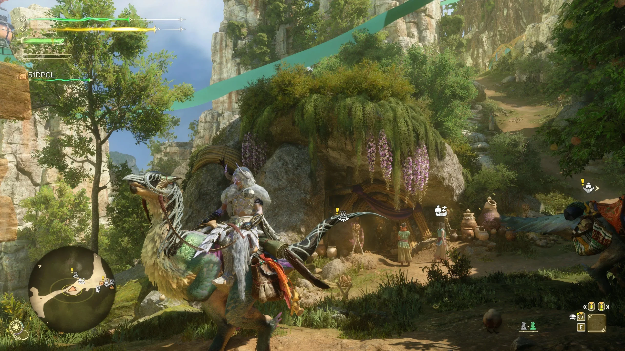 Village Scene in Monster Hunter Wilds Village Scene in Monster Hunter Wilds
