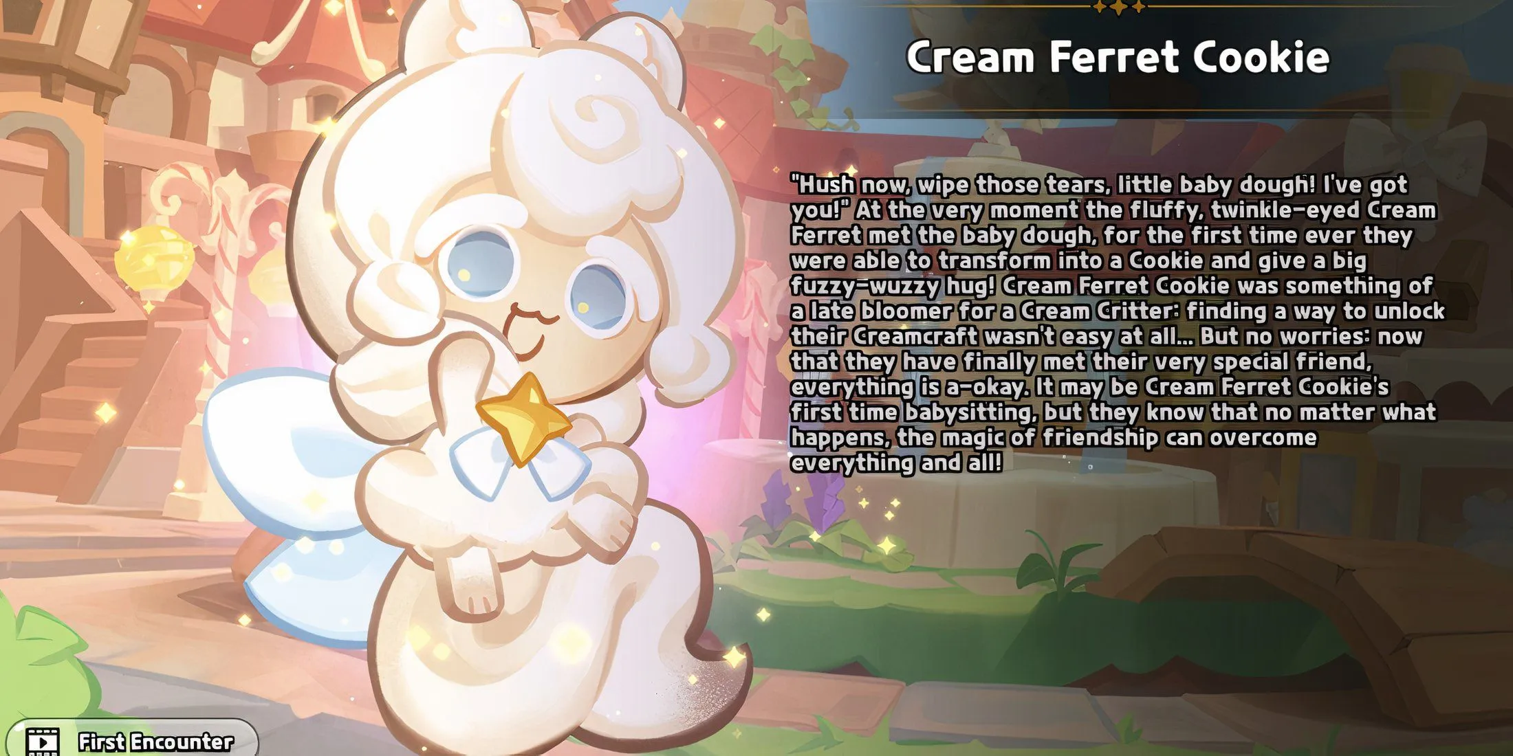 Cream Ferret Cookie Story