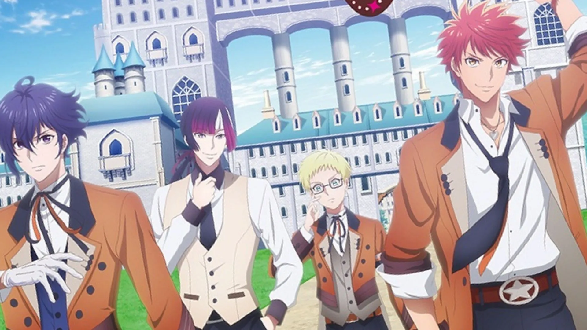 Mozart, Liszt, Chopin, and Beethoven as seen in the anime's visual (Image via Platinum Vision)