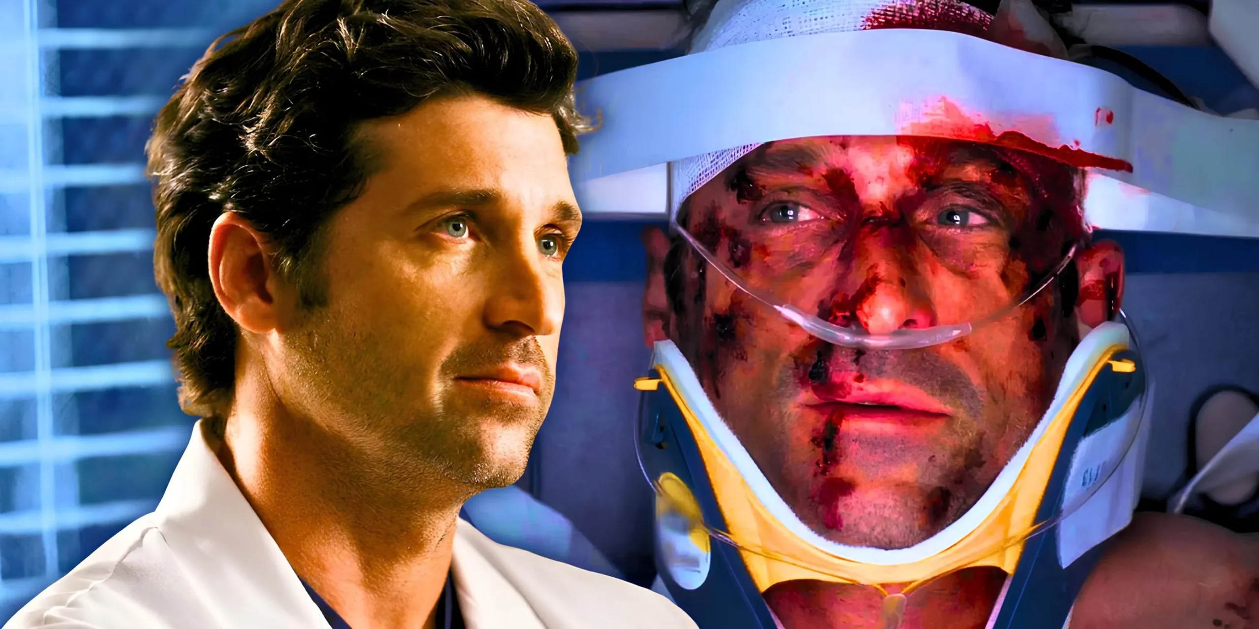Patrick Dempsey as Derek Shepherd on Grey's Anatomy