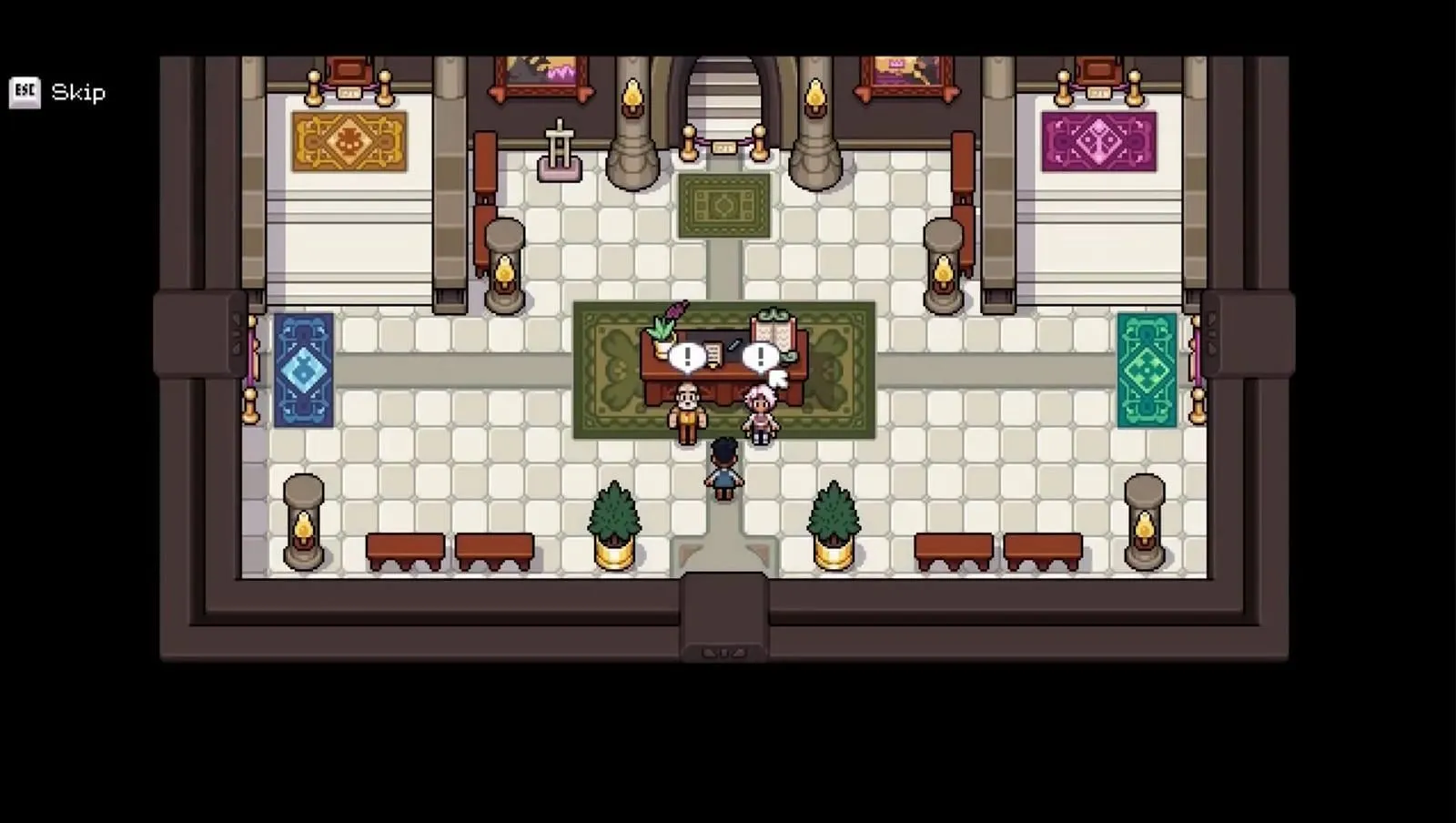 Talk to Errol and Eiland inside the Mine (Image via NPC || YouTube/@gameCMD)