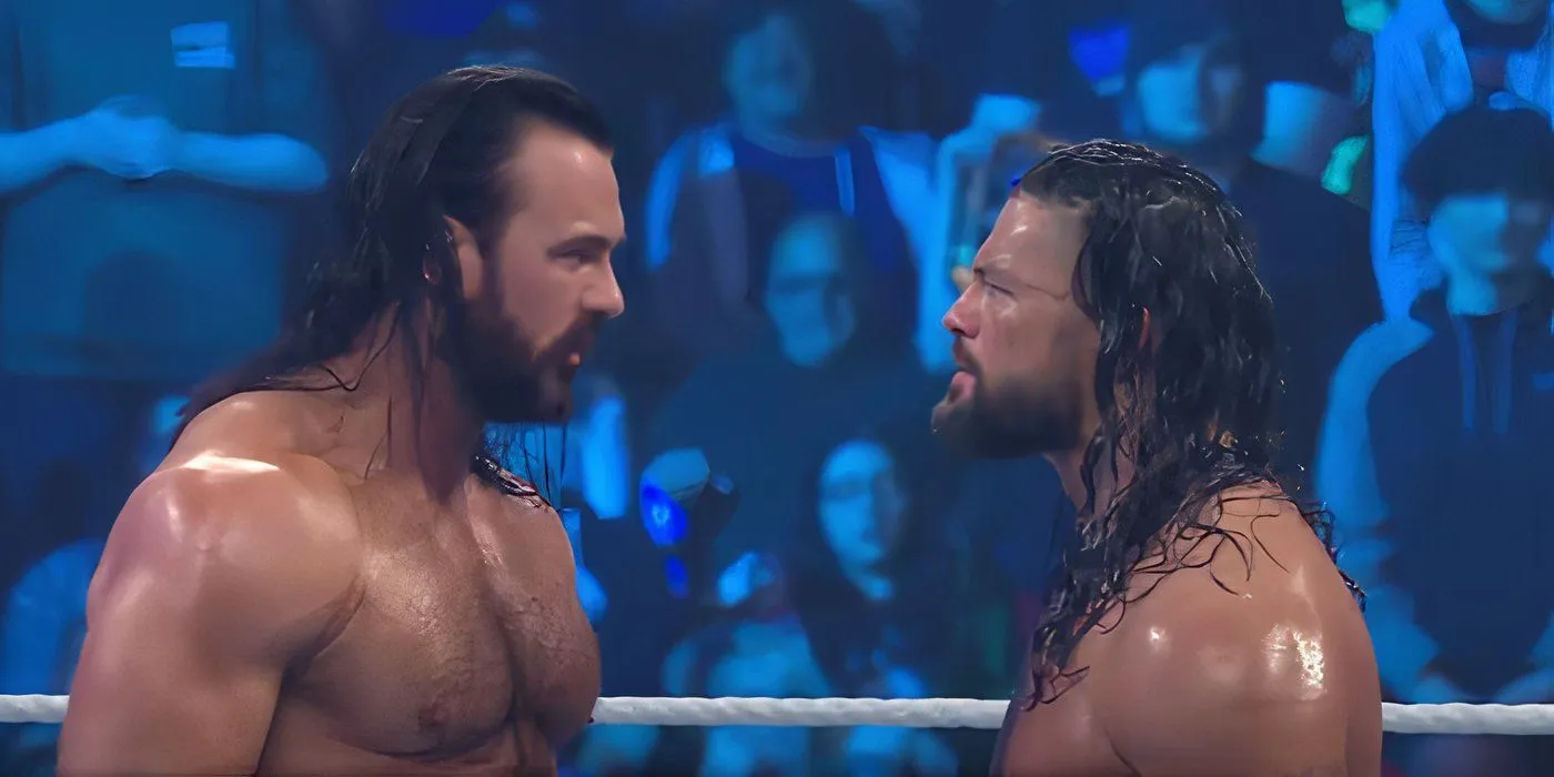 Drew McIntyre vs Roman Reigns Drew McIntyre vs Roman Reigns