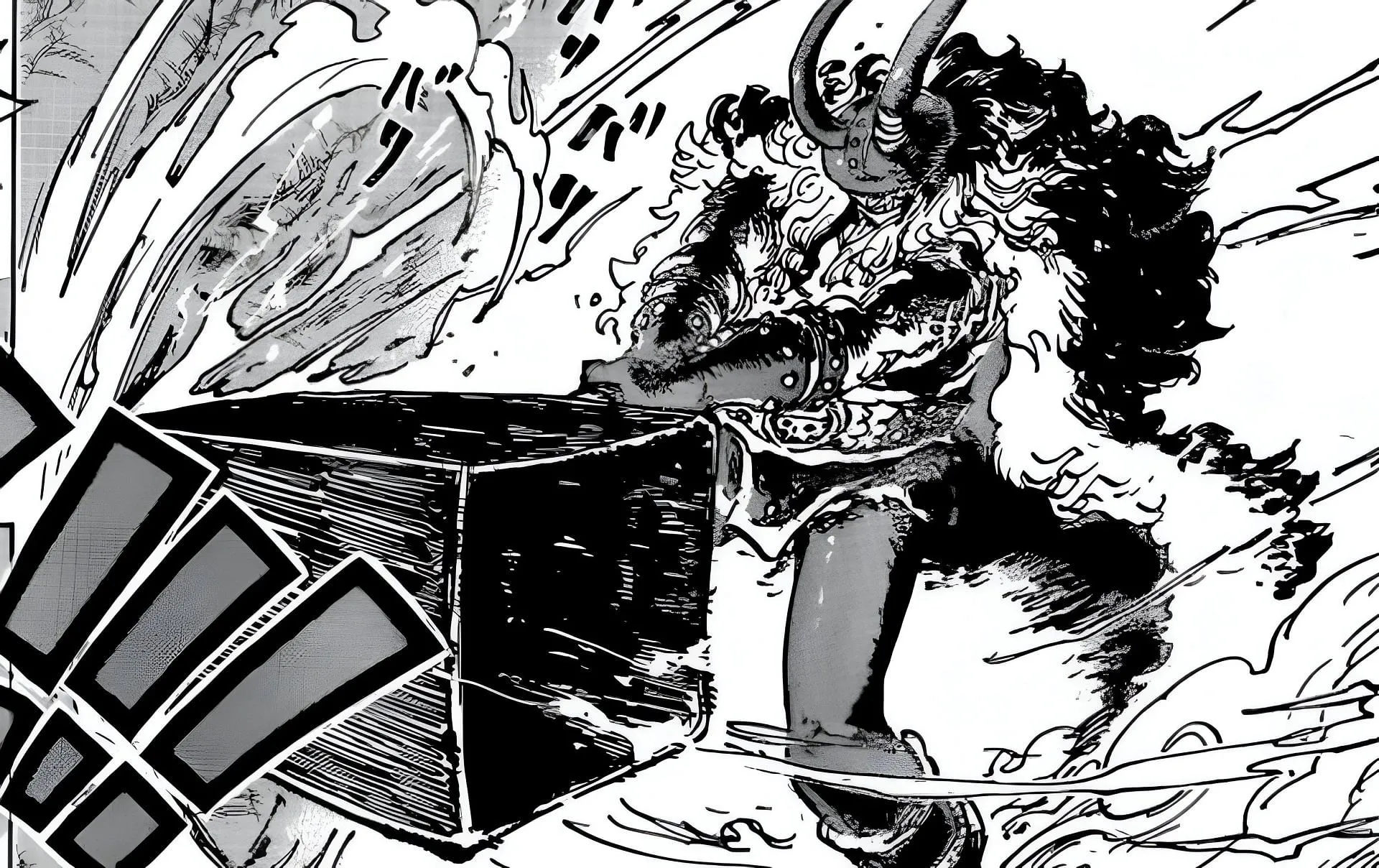 Loki as seen in the manga (Image via Eiichiro Oda/Shueisha) Loki as seen in the manga (Image via Eiichiro Oda/Shueisha)