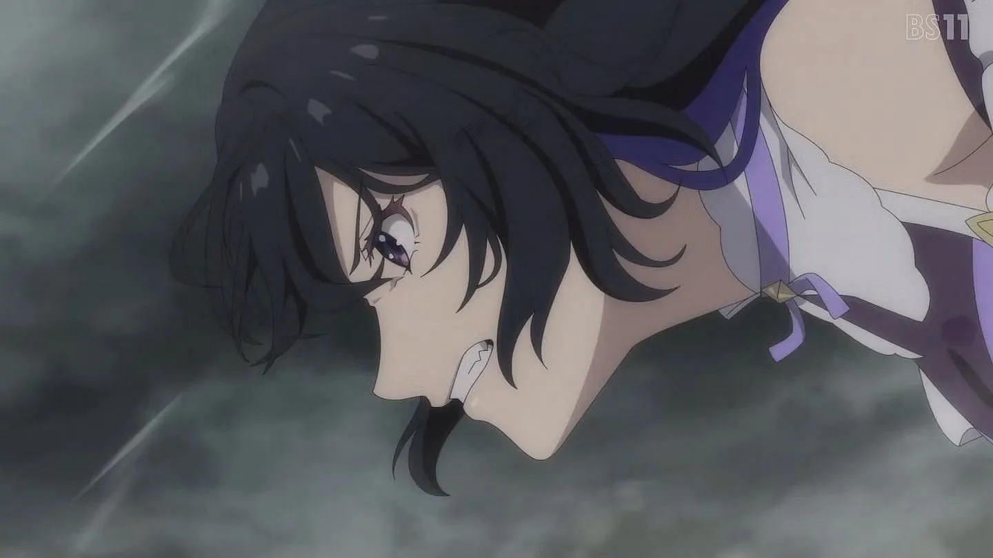 Tinasha in combat as seen in the second season of Unnamed Memory (Image via ENGI Studio).