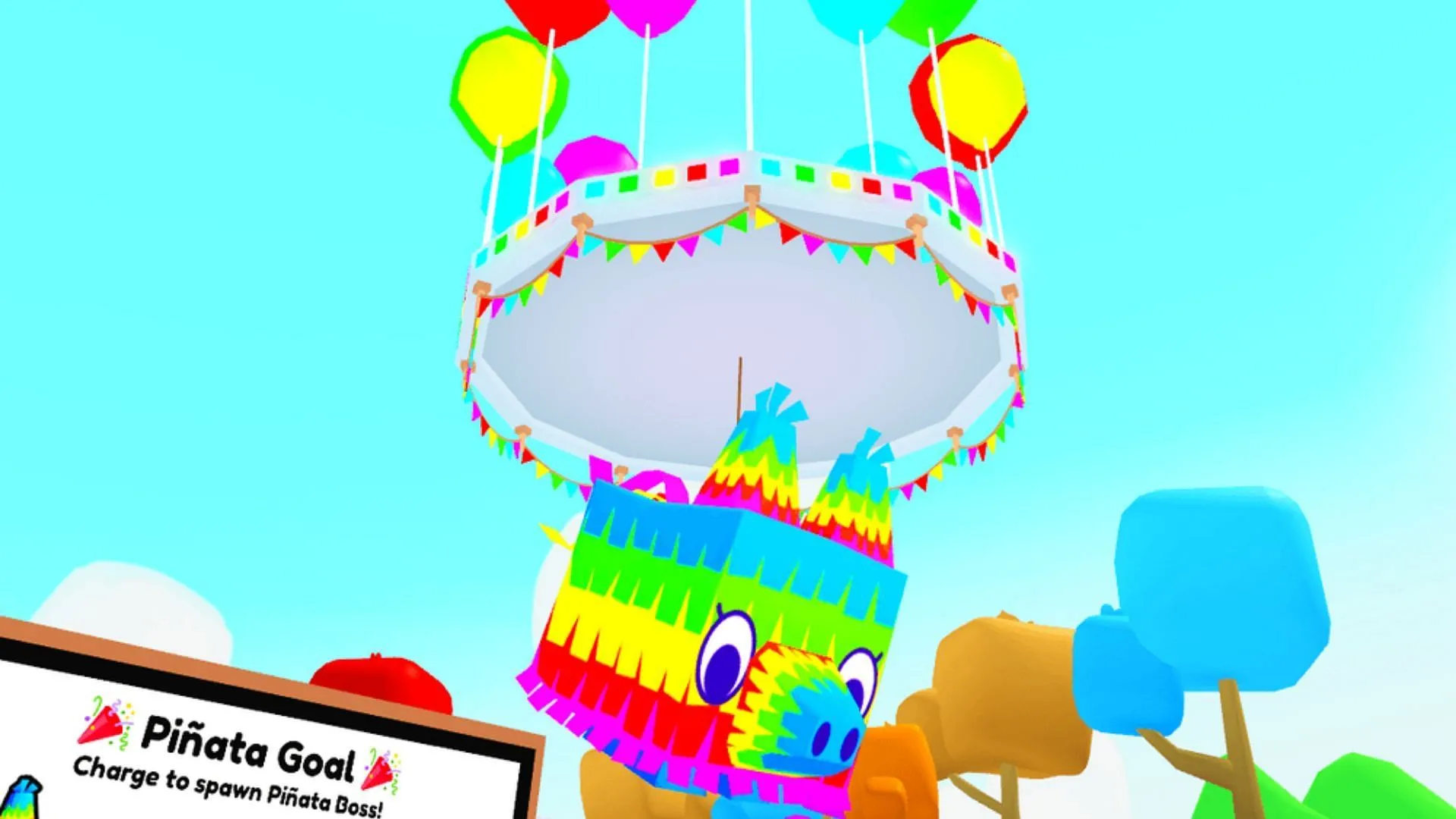 Defeat the Pinata Boss to unlock the Rainbow Egg (Image via BigGames) Defeat the Pinata Boss to unlock the Rainbow Egg (Image via BigGames)