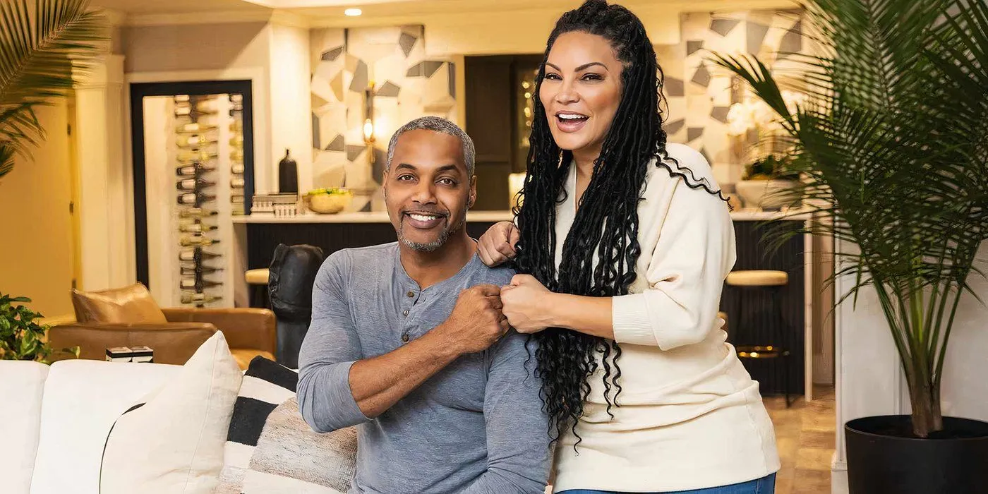 Egypt Sherrod & Mike Jackson in their living room