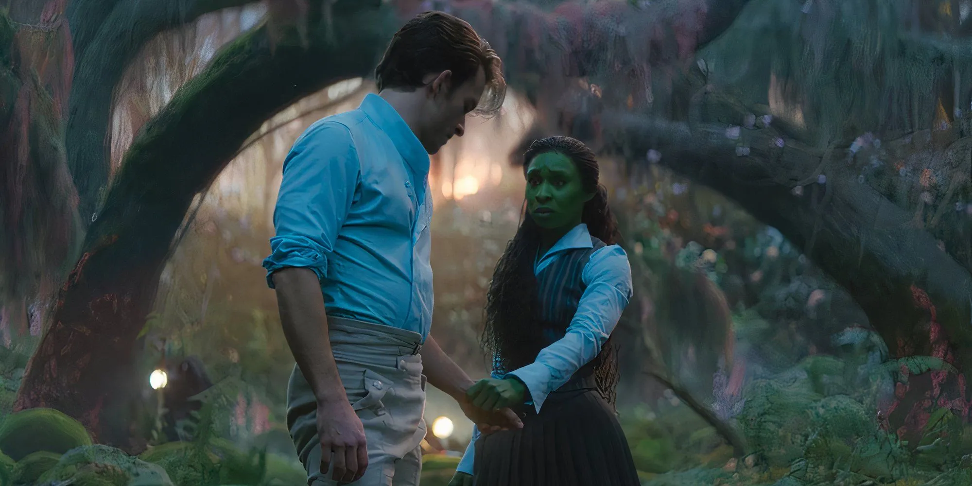 Elphaba and Fiyero in Wicked