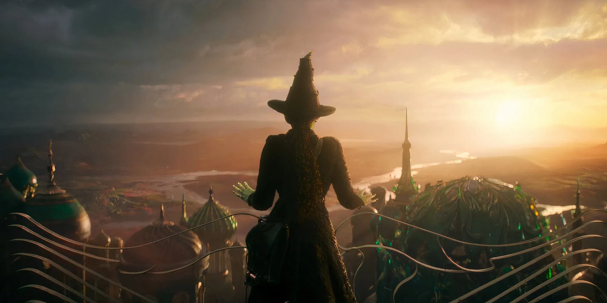 Elphaba gazing at Emerald City