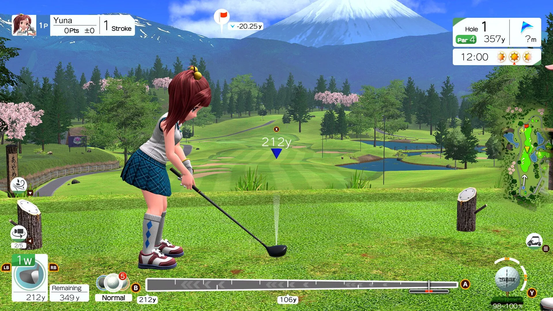 Everybody's Golf Hot Shots game