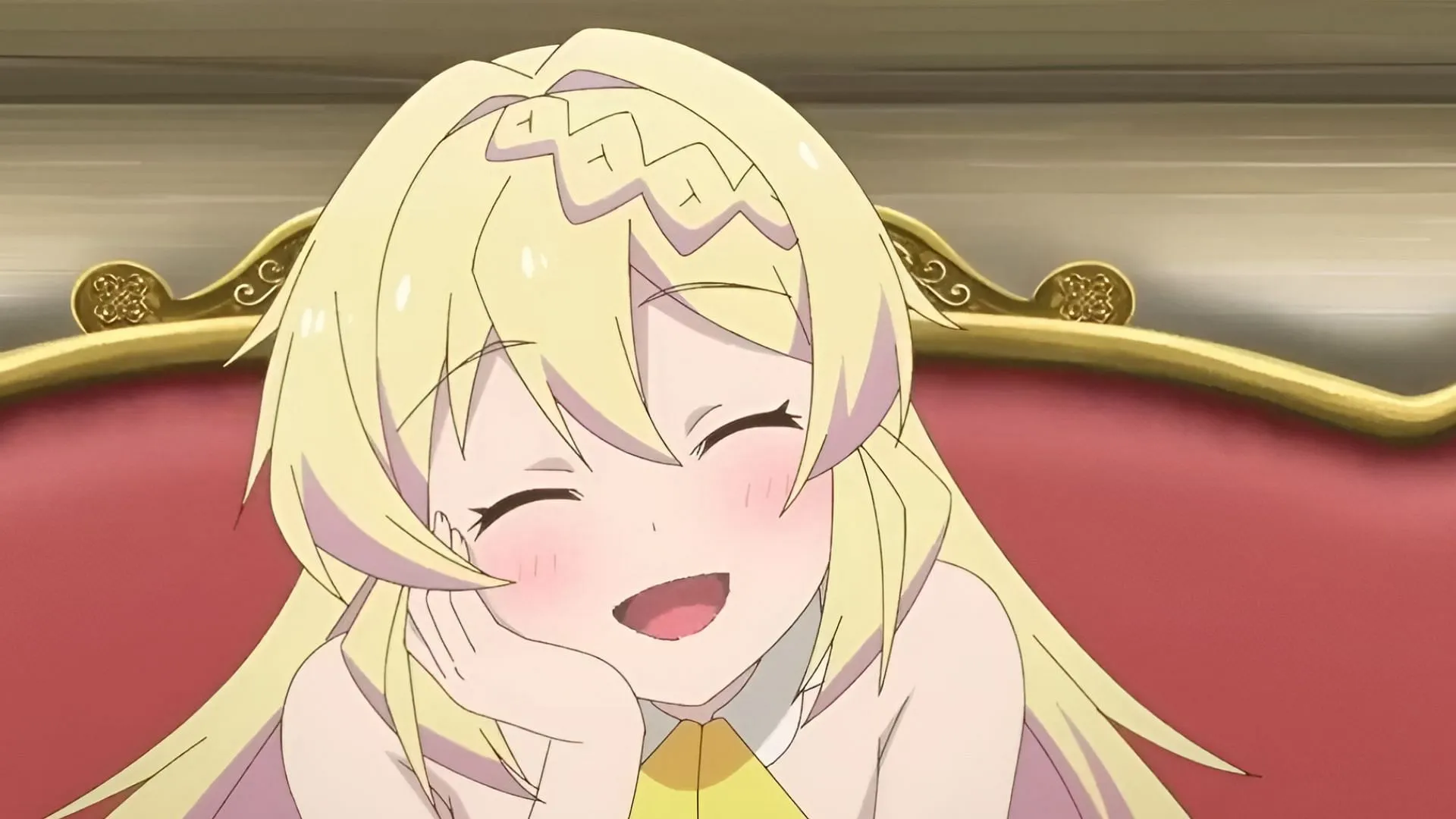 Azusa, as seen in I've Been Killing Slimes 2 (Image via Studio Teddy) Azusa, as seen in I've Been Killing Slimes 2 (Image via Studio Teddy)