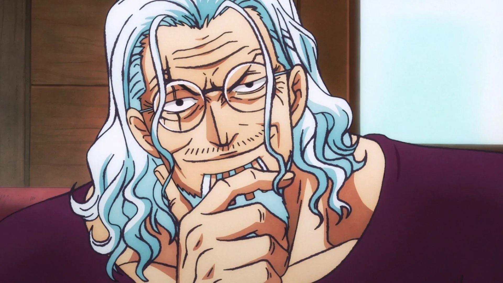 The 78-year-old Rayleigh in the One Piece anime (Image via Toei Animation)