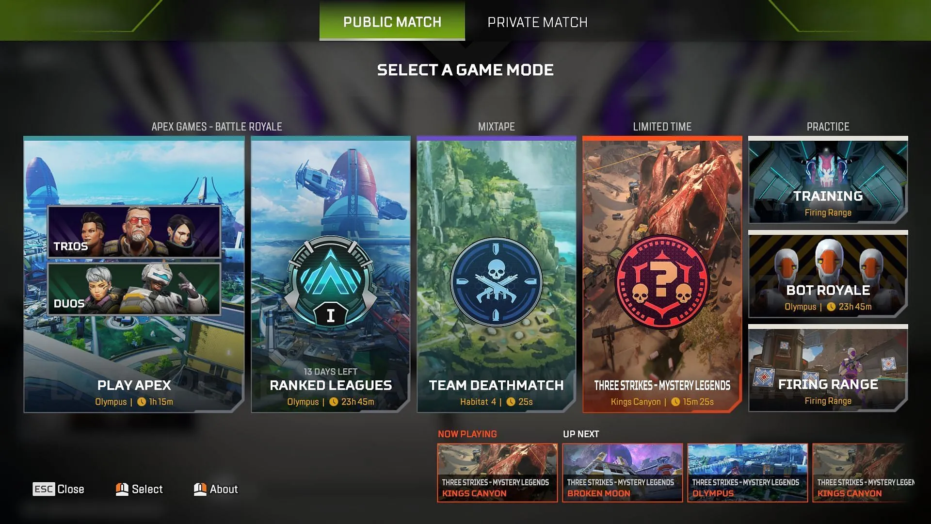 The Three Strikes LTM mode (Image via Sportskeeda Gaming || EA) The Three Strikes LTM mode (Image via Sportskeeda Gaming || EA)