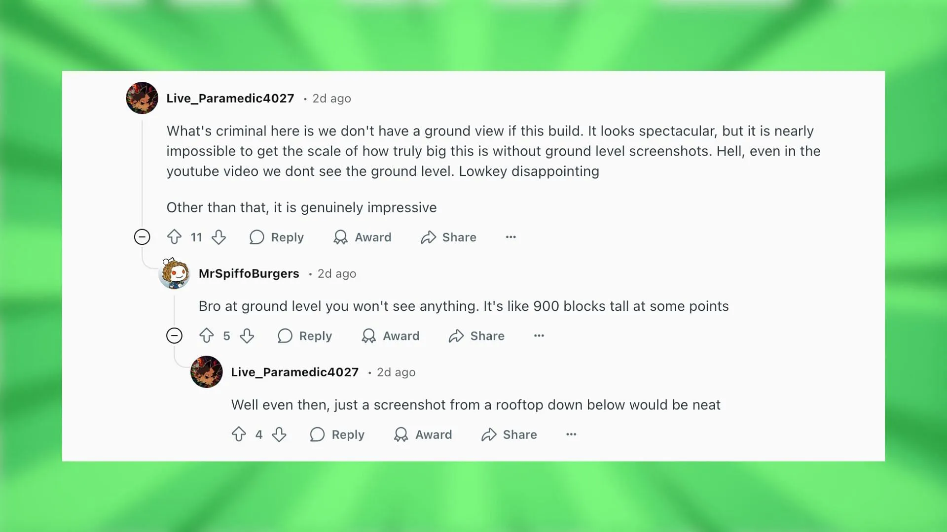 Reddit reacts to the post Reddit reacts to the post
