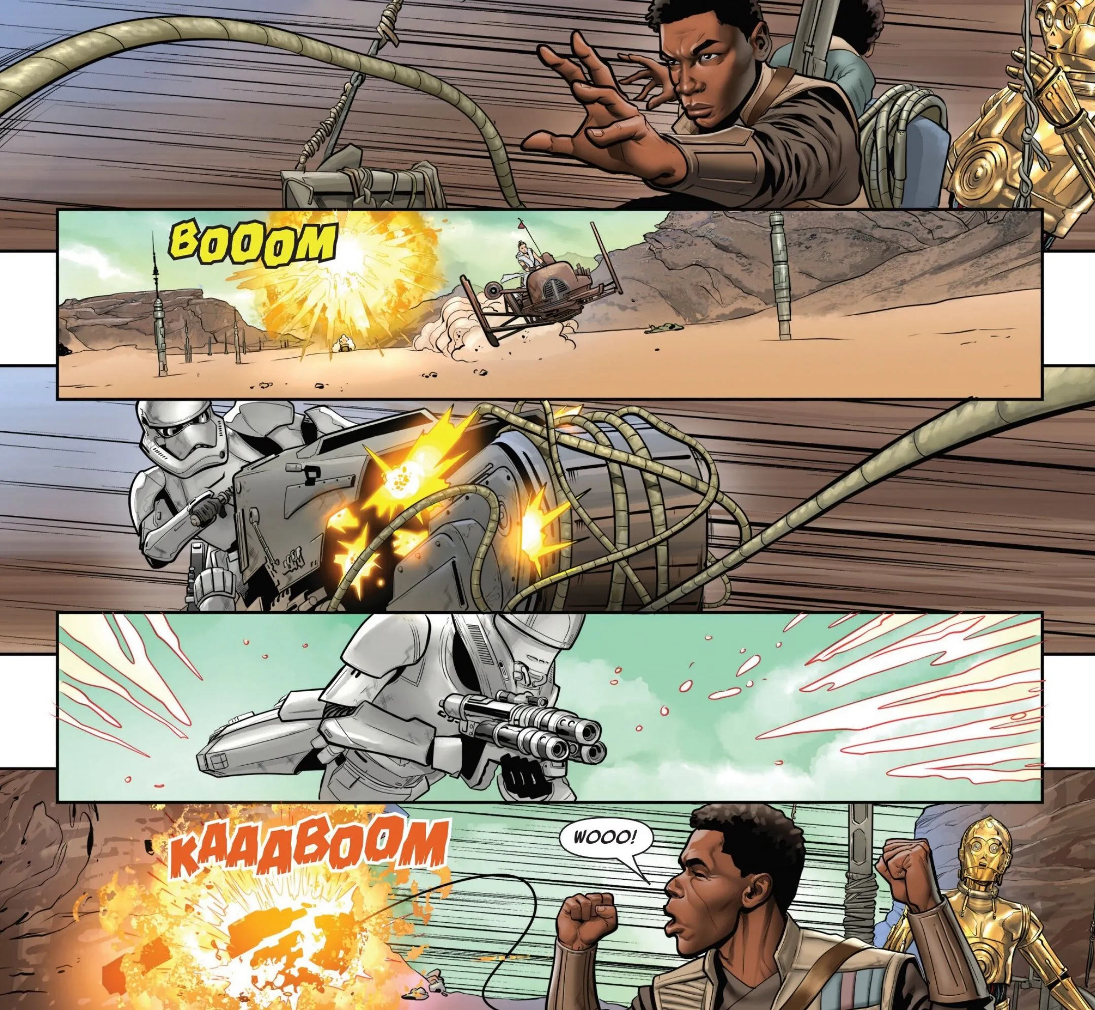 Finn Fighting First Order