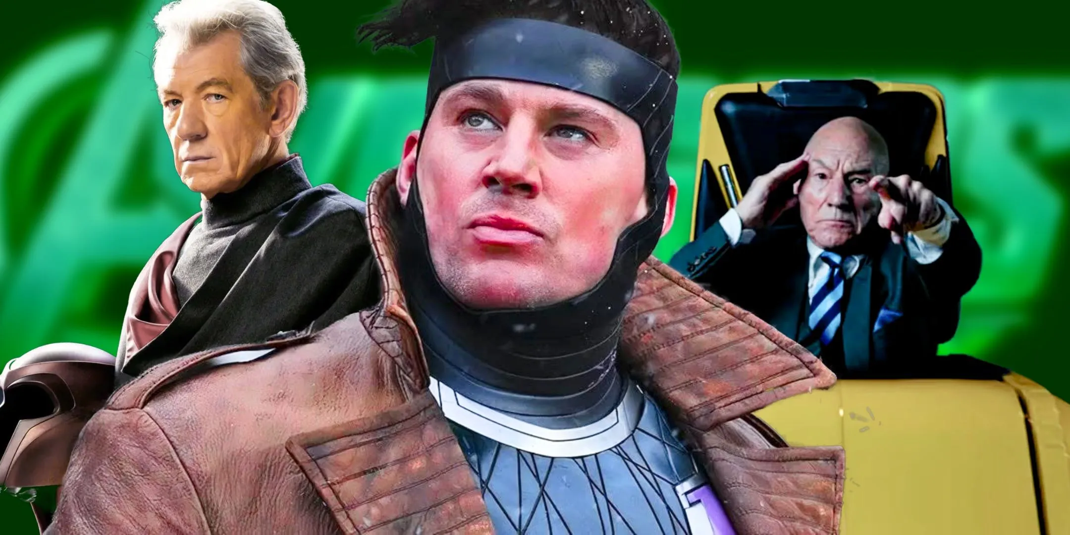 Gambit, Xavier, and Magneto in Avengers: Doomsday