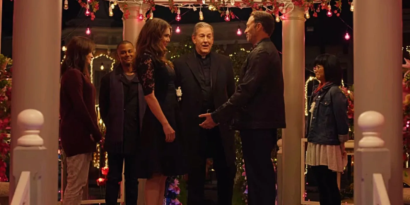 Luke and Lorelai's wedding in Gilmore Girls